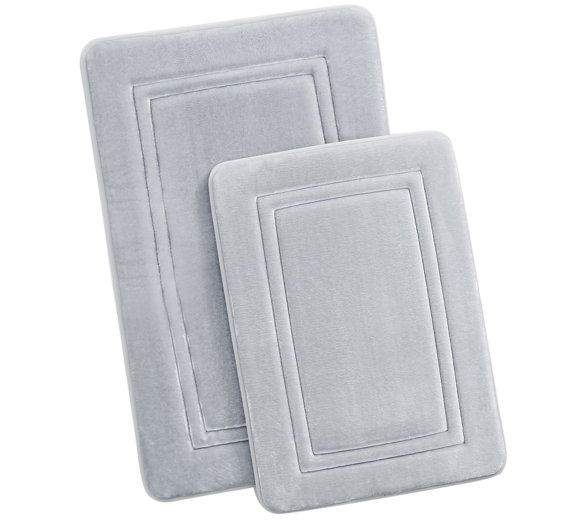 Truly Calm Antimicrobial Memory Foam 17x24, 20x30 Bath Rug Set