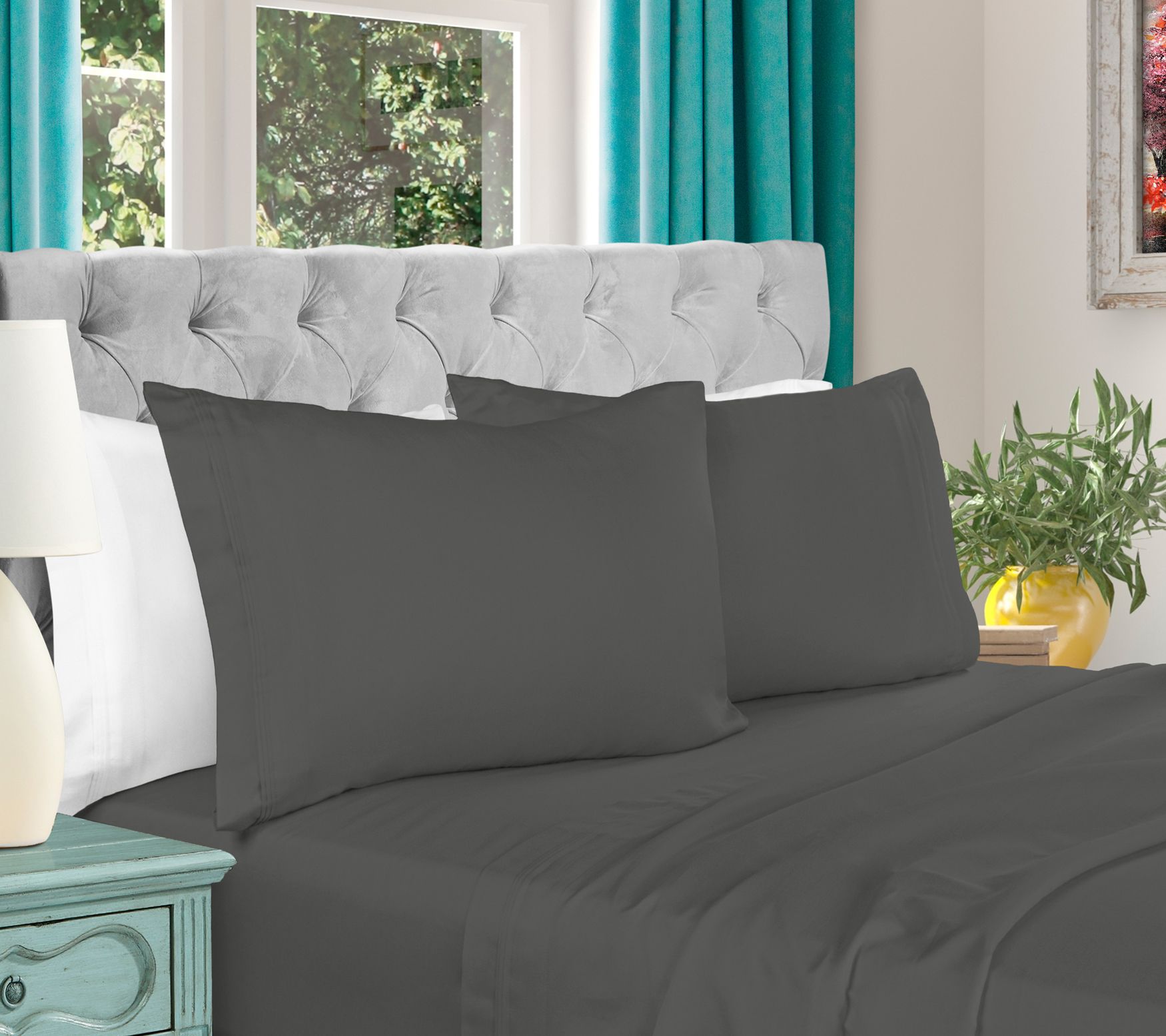 Superior 1000-TC Egyptian Cotton 4-Piece Sheetet Full