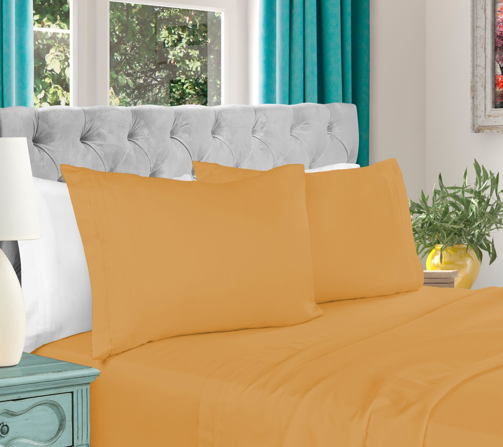 Superior 1000-TC Egyptian Cotton 4-Piece Sheetet Full