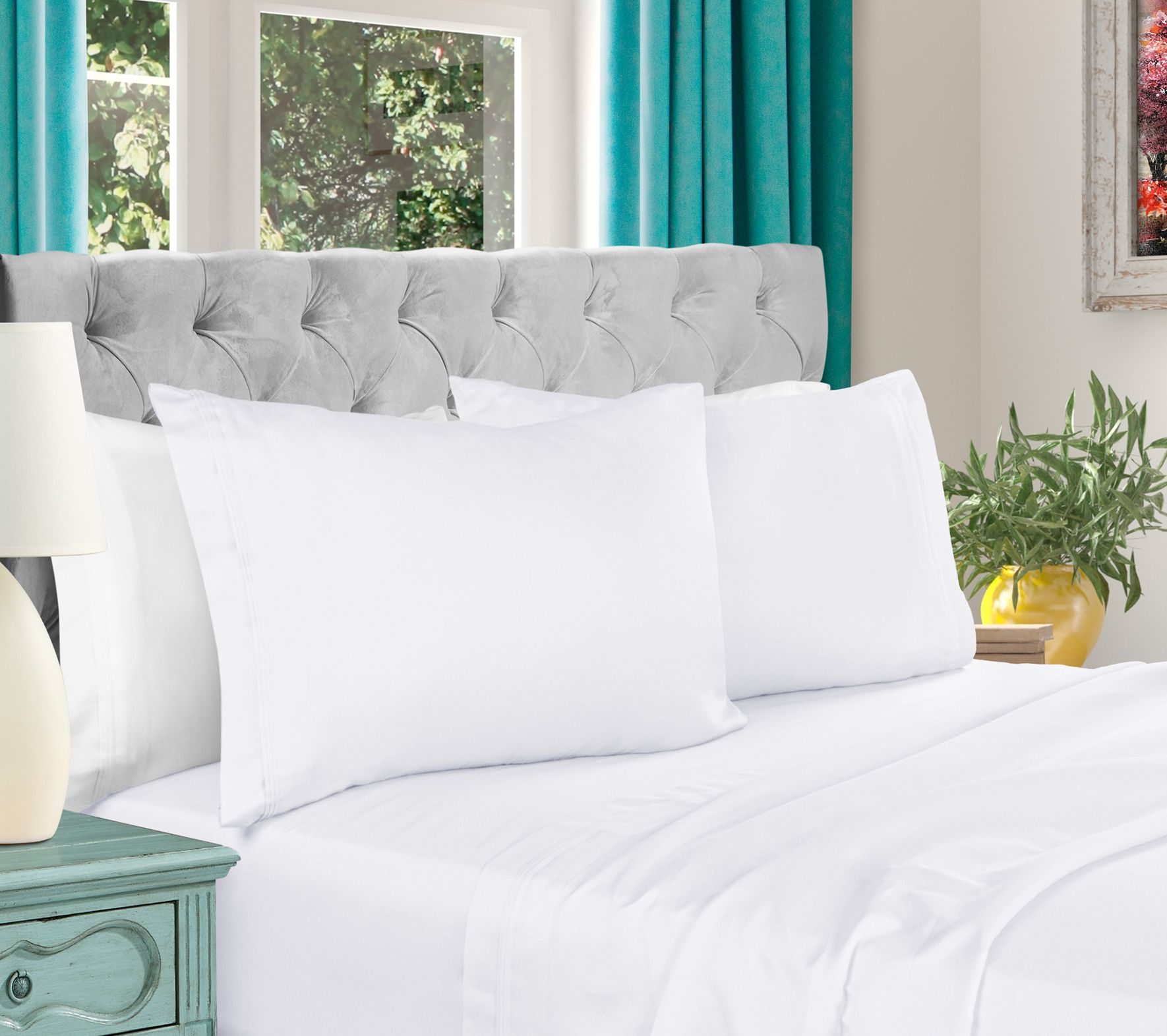 Superior 1000-TC Egyptian Cotton 4-Piece Sheett Full