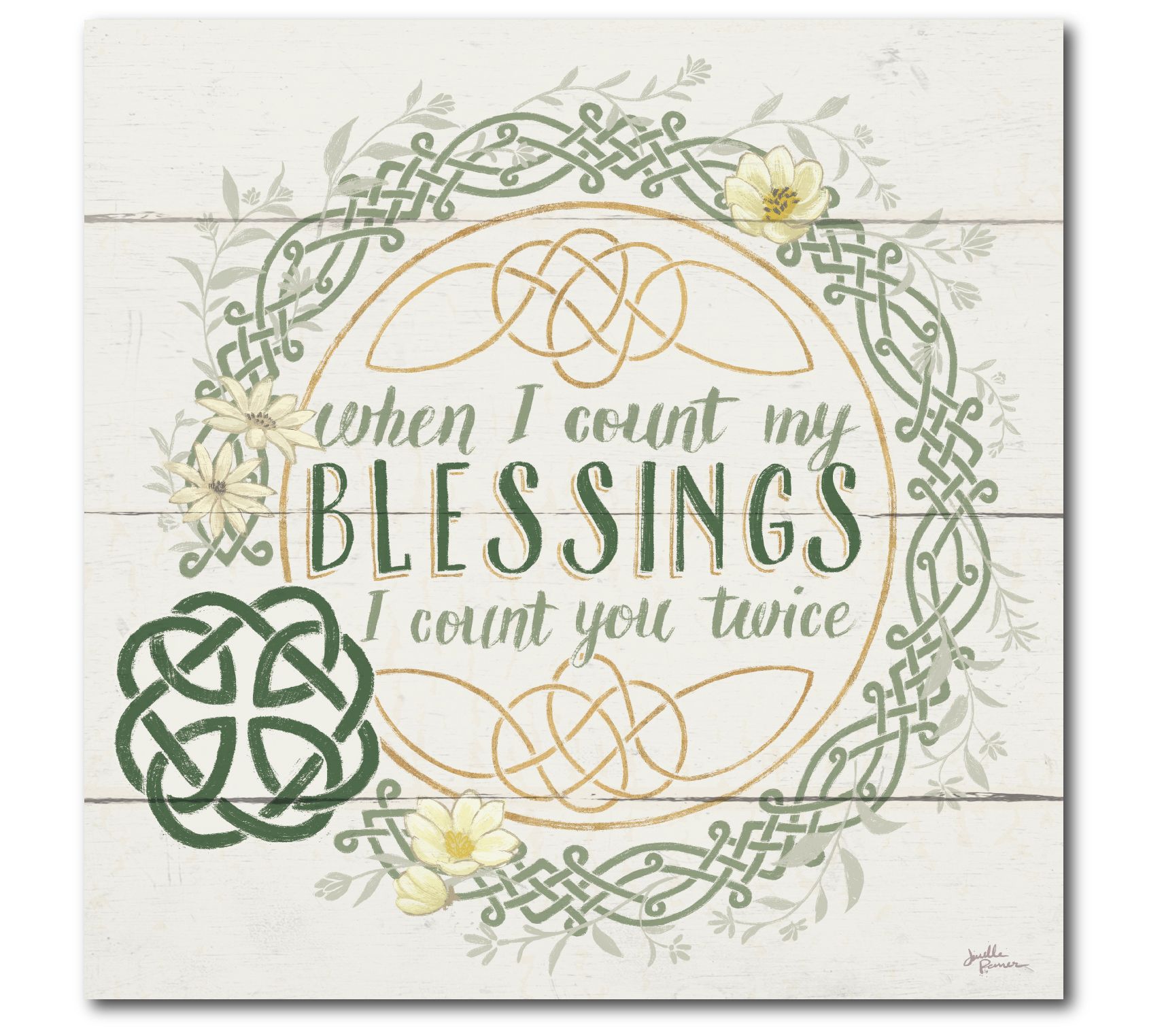 Courtside Market Irish Blessing II 16x16 CanvasWall Art