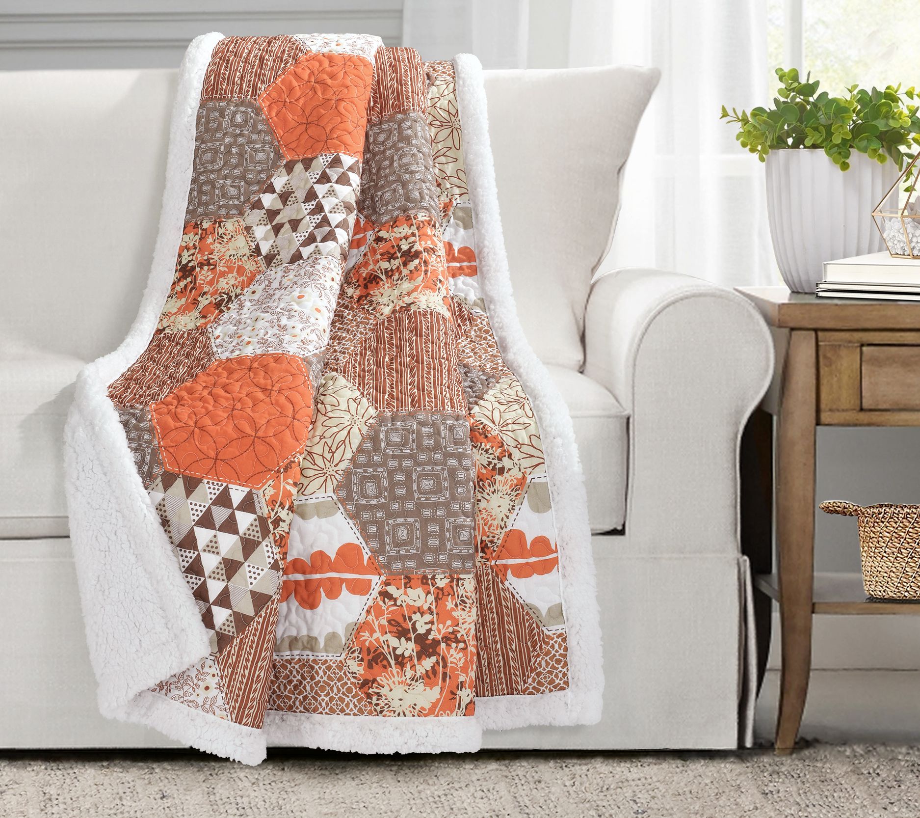 Briley Sherpa Throw by Lush Decor