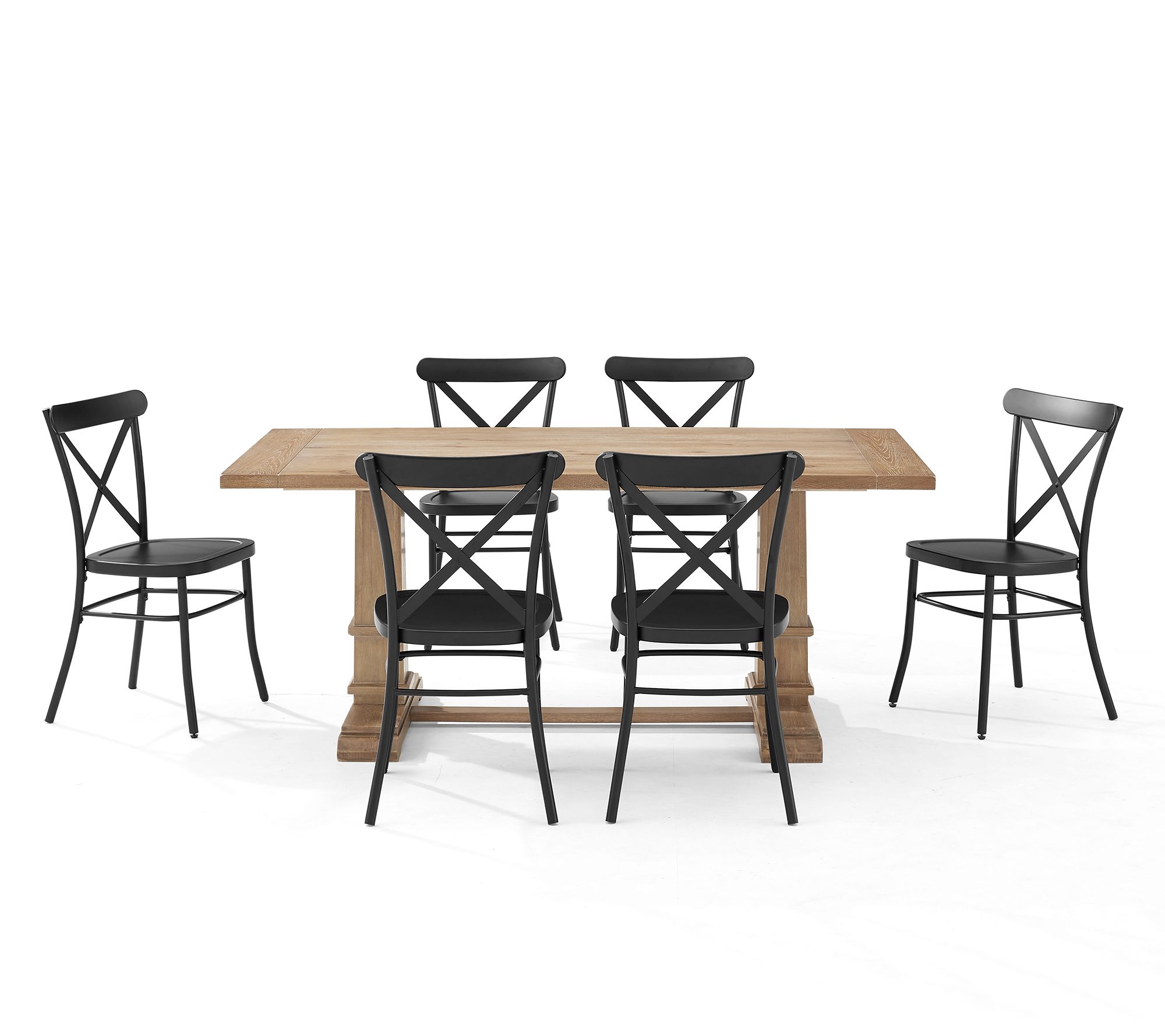 Crosley Joanna 7Pc Dining Set with Camille Chairs