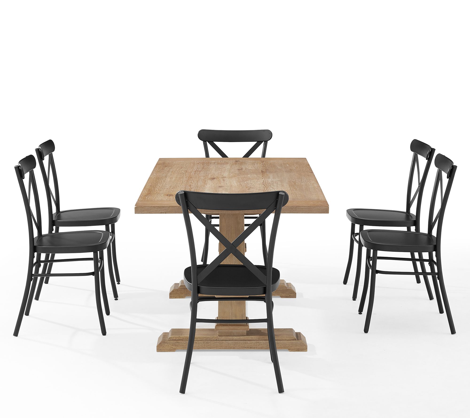 Crosley Joanna 7Pc Dining Set with Camille Chairs