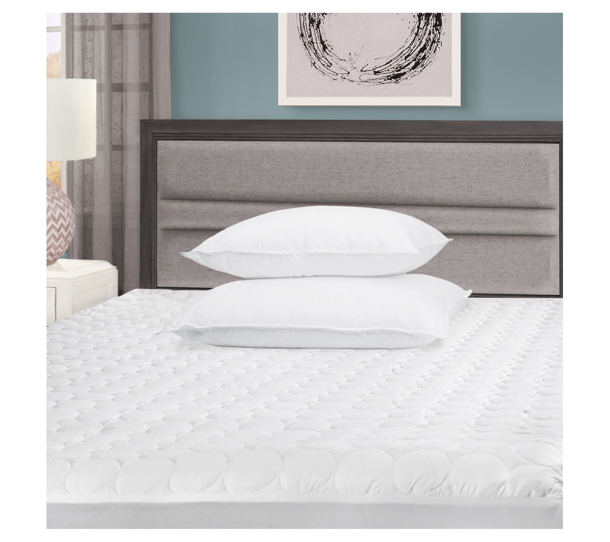 Superior Microfiber DeepPocket Quilted Mattress Pad, Twin