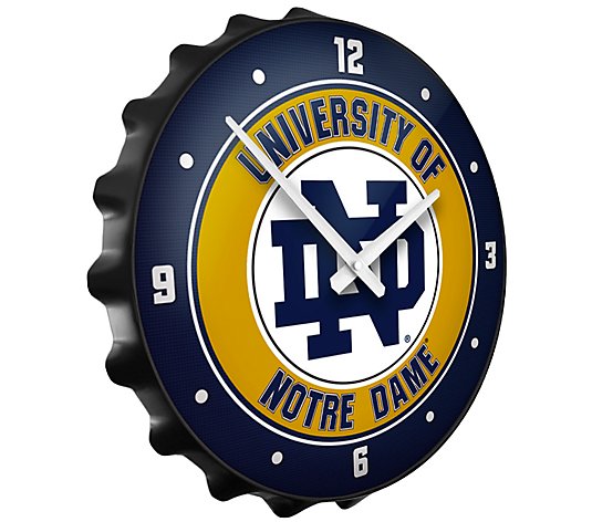The Fan-Brand NCAA Novelty Bottle Cap Wall Clock