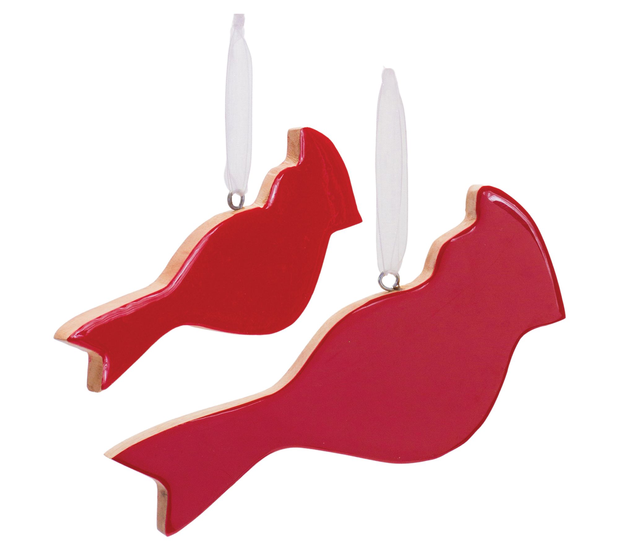 Melrose Cardinal Bird Glass Ornament (Set of 6)