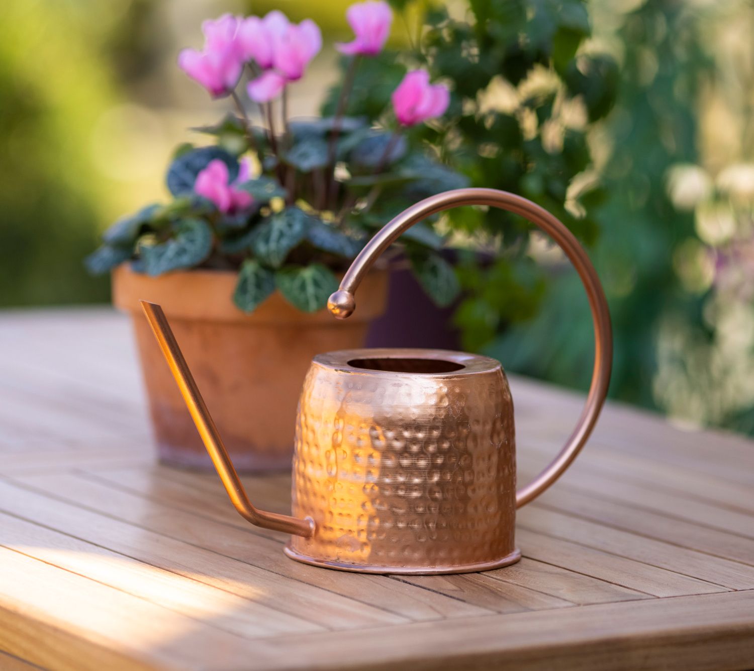 Evergreen 1.5L Short Copper Watering Can