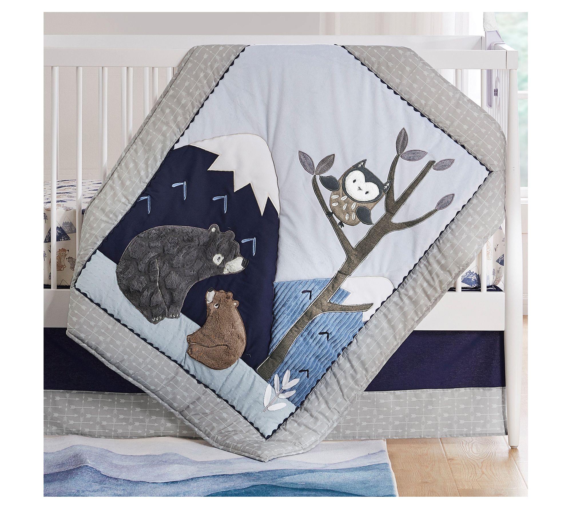 Levtex Baby Rowan 5-Piece Crib Bedding Set - QVC.com