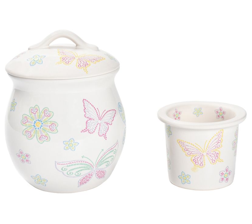 Temp-tations Seasonal Ceramic Dip Chiller with Lid