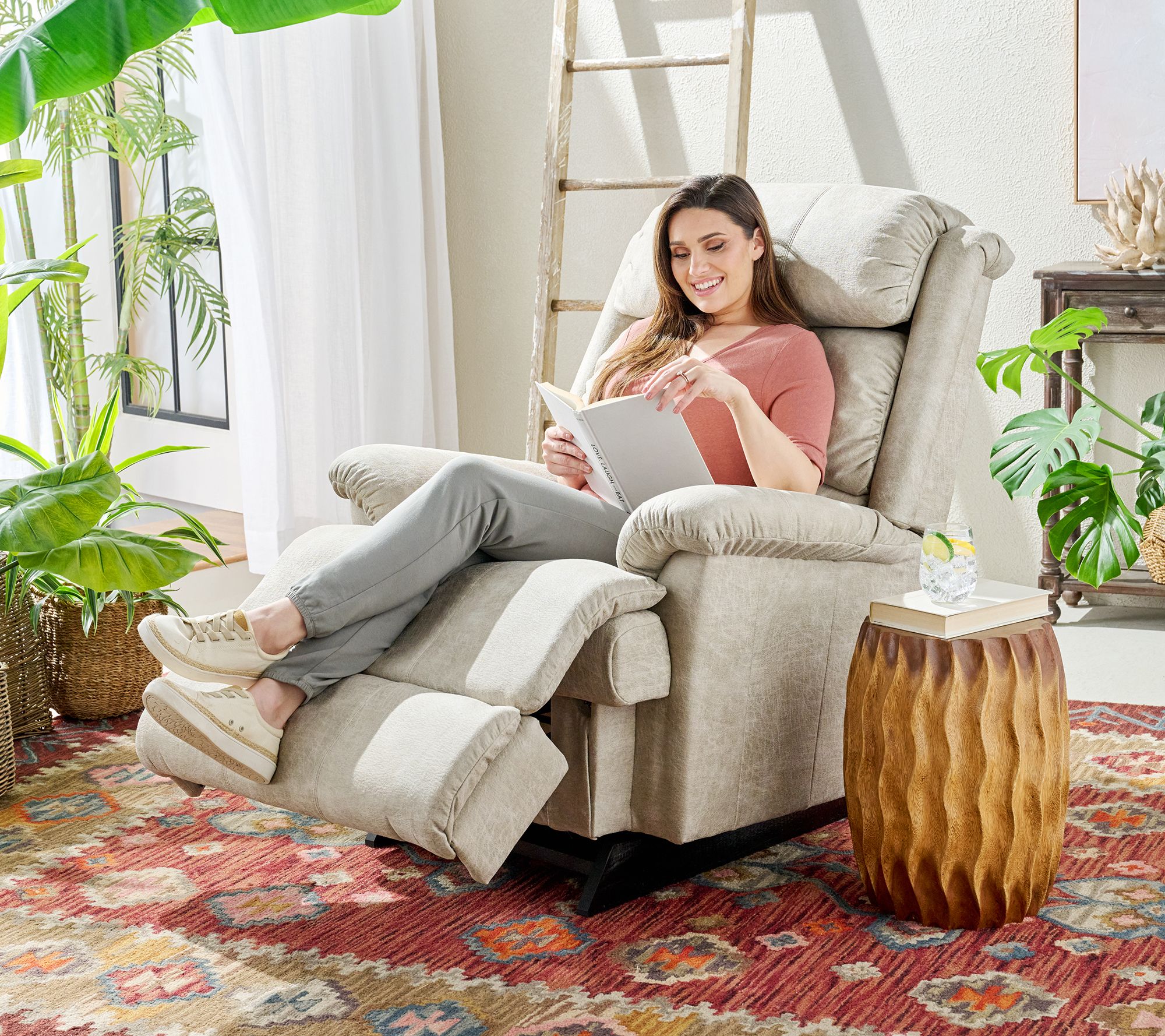 La-Z-Boy Astor Manual or Power XR+ Rocker Recliner - QVC.com