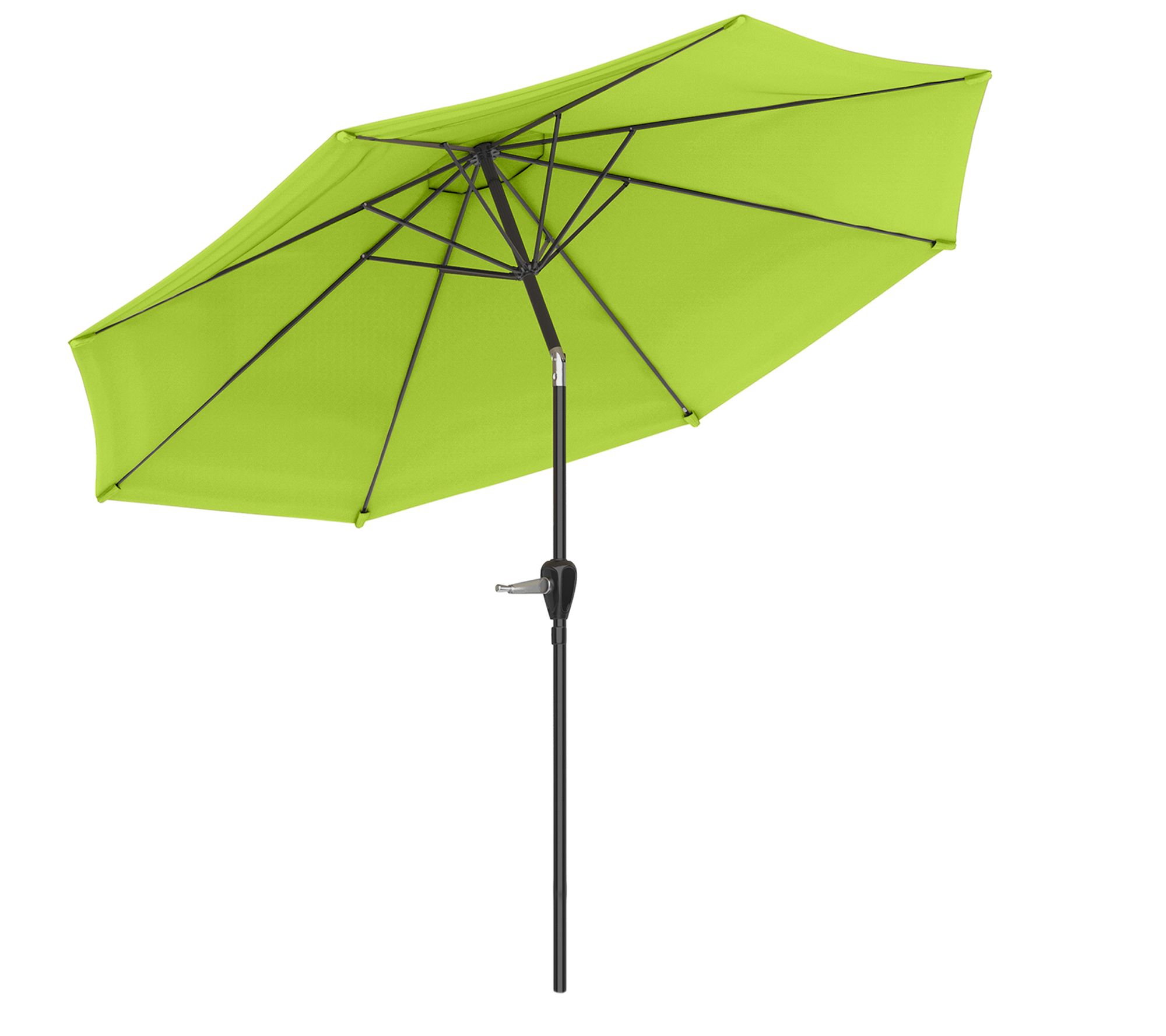 Pure Garden 10' Easy Crank Outdoor Patio Umbrella Auto Tilt