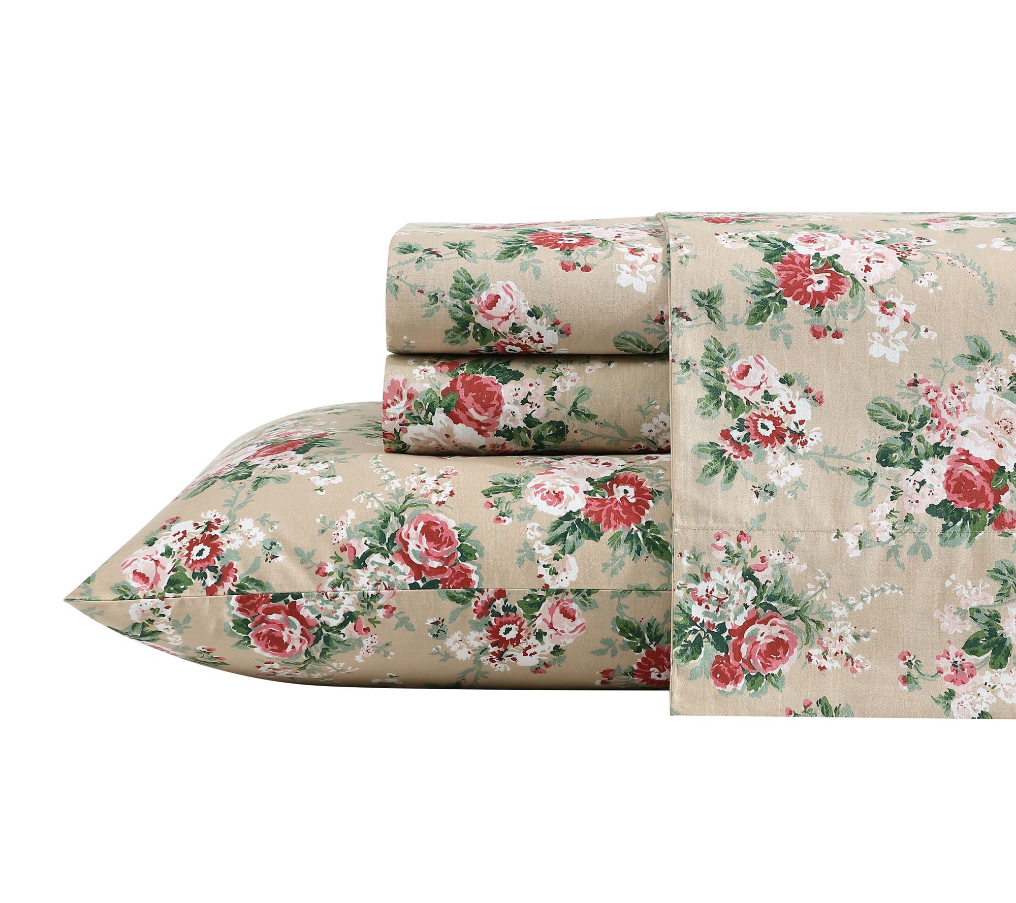 Laura Ashley Ashfield Green Twin Sheet Set