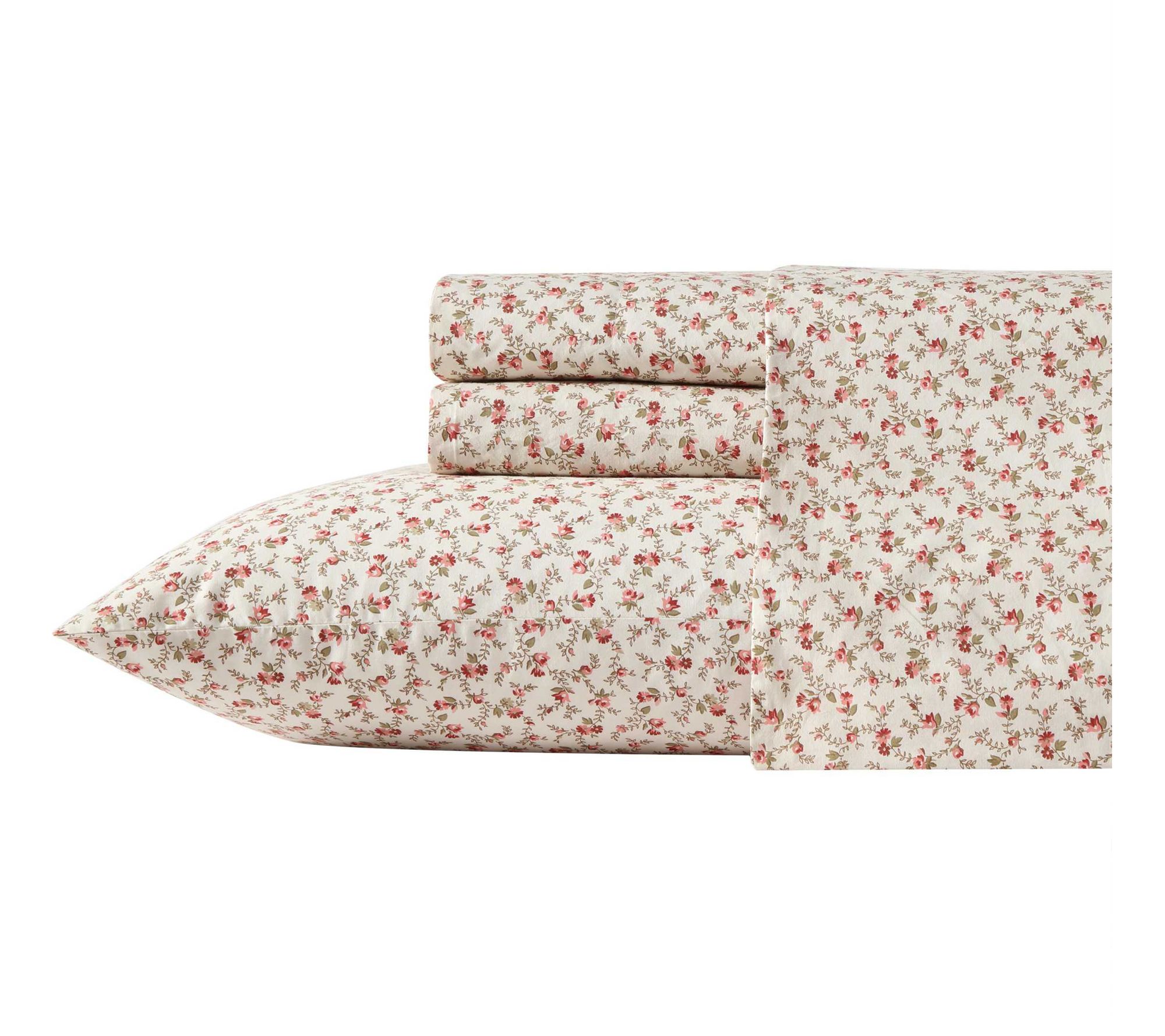 Laura Ashley Sweet Success Pink Queen Sheet Set