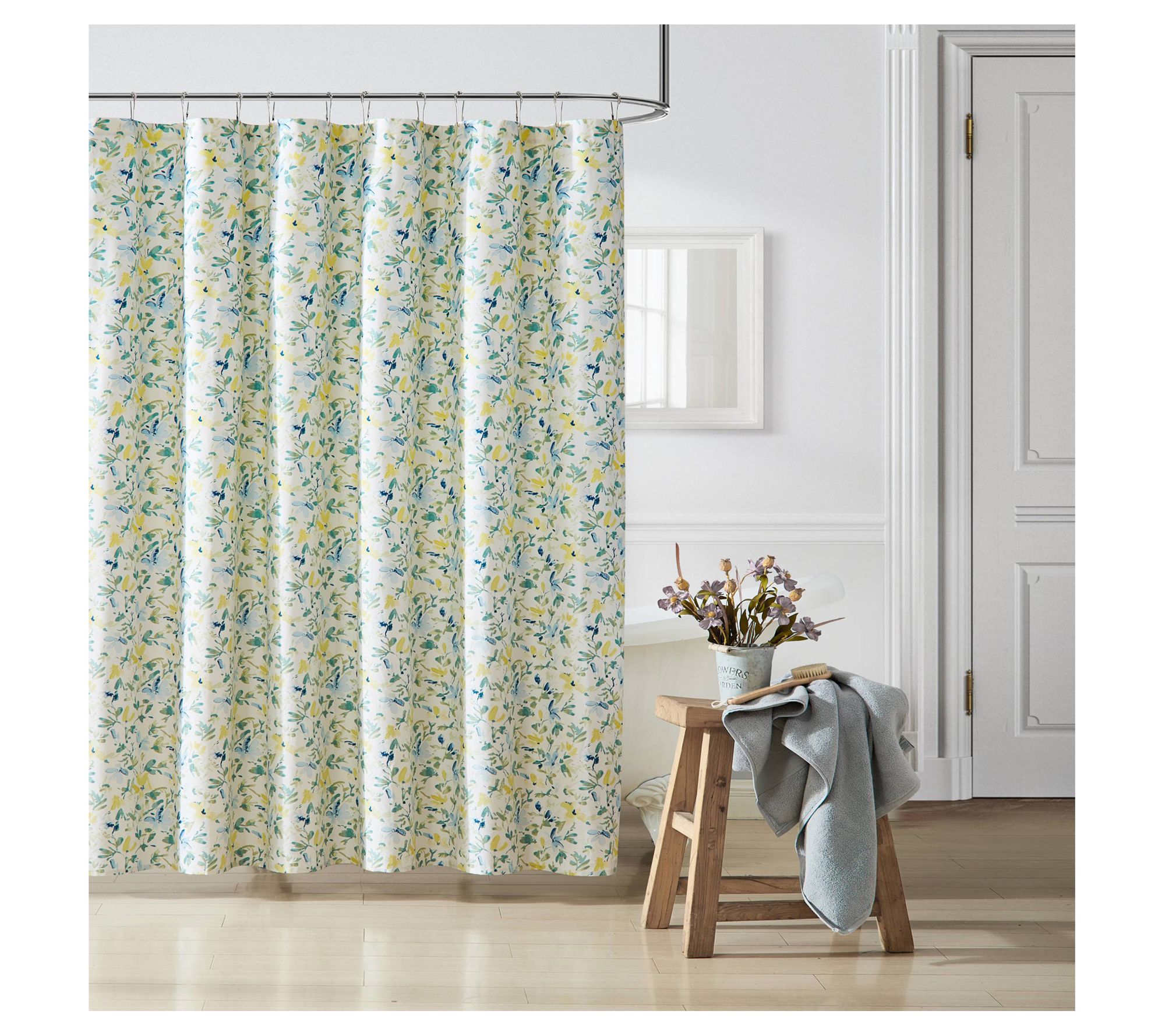 Laura Ashley Nora Floral Shower Curtain