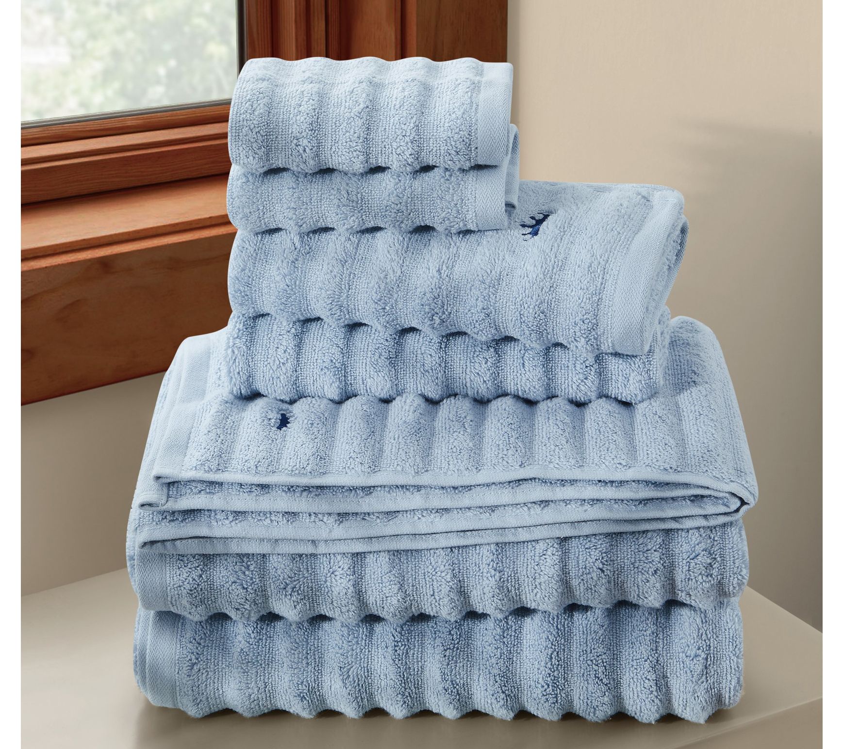 Royal Velvet Textured 6-Piece Towel Set