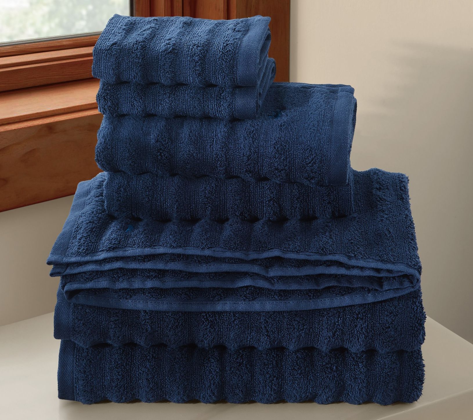 Royal Velvet Textured 6-Piece Towel Set
