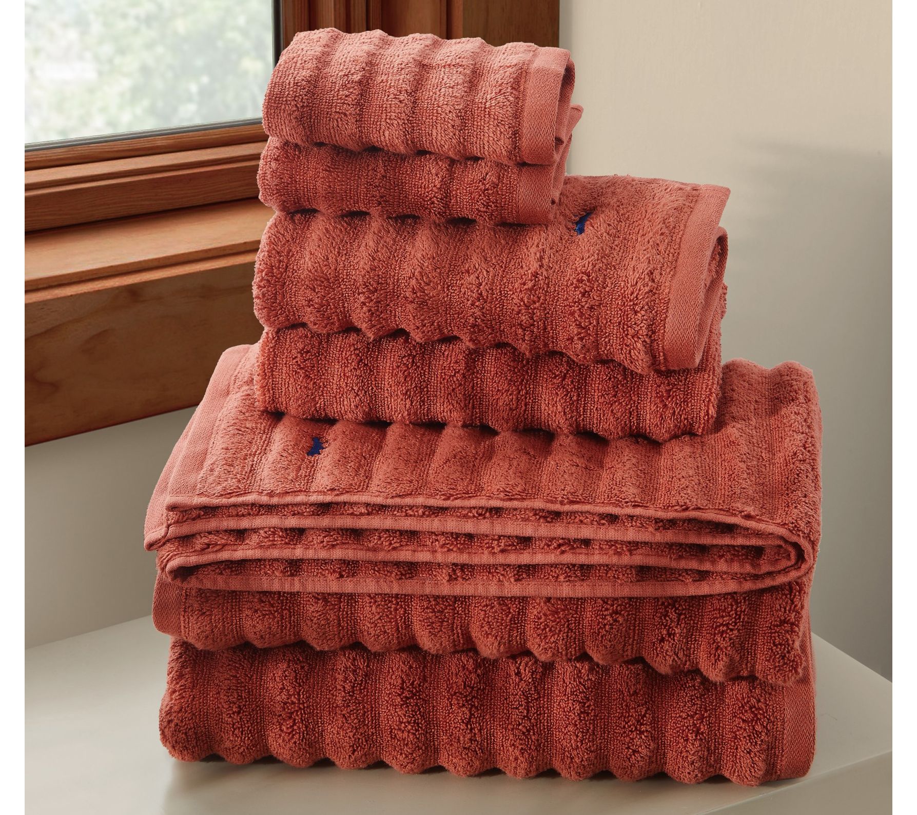 Royal Velvet Textured 6-Piece Towel Set