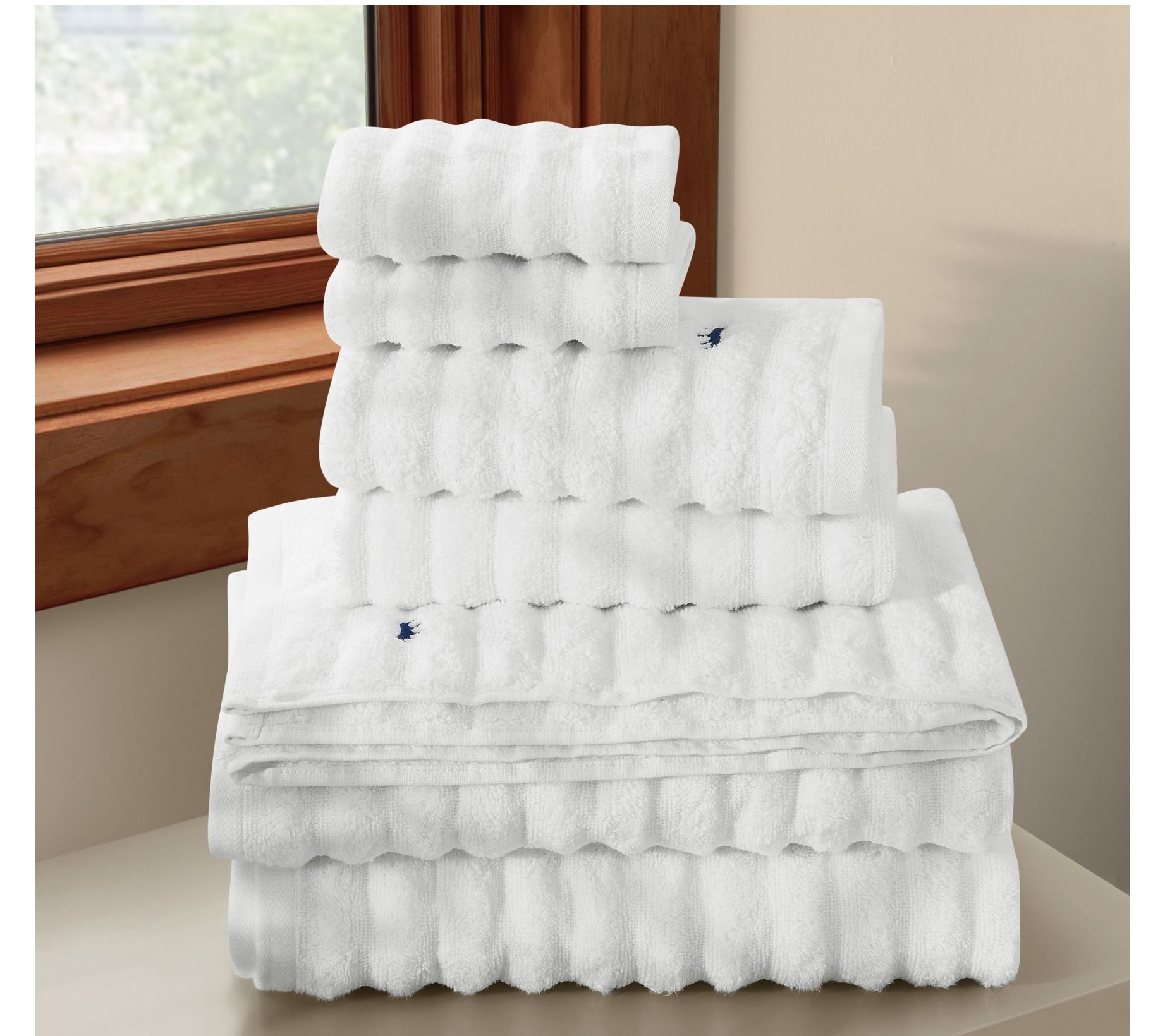 Royal Velvet Textured 6-Piece Towel Set
