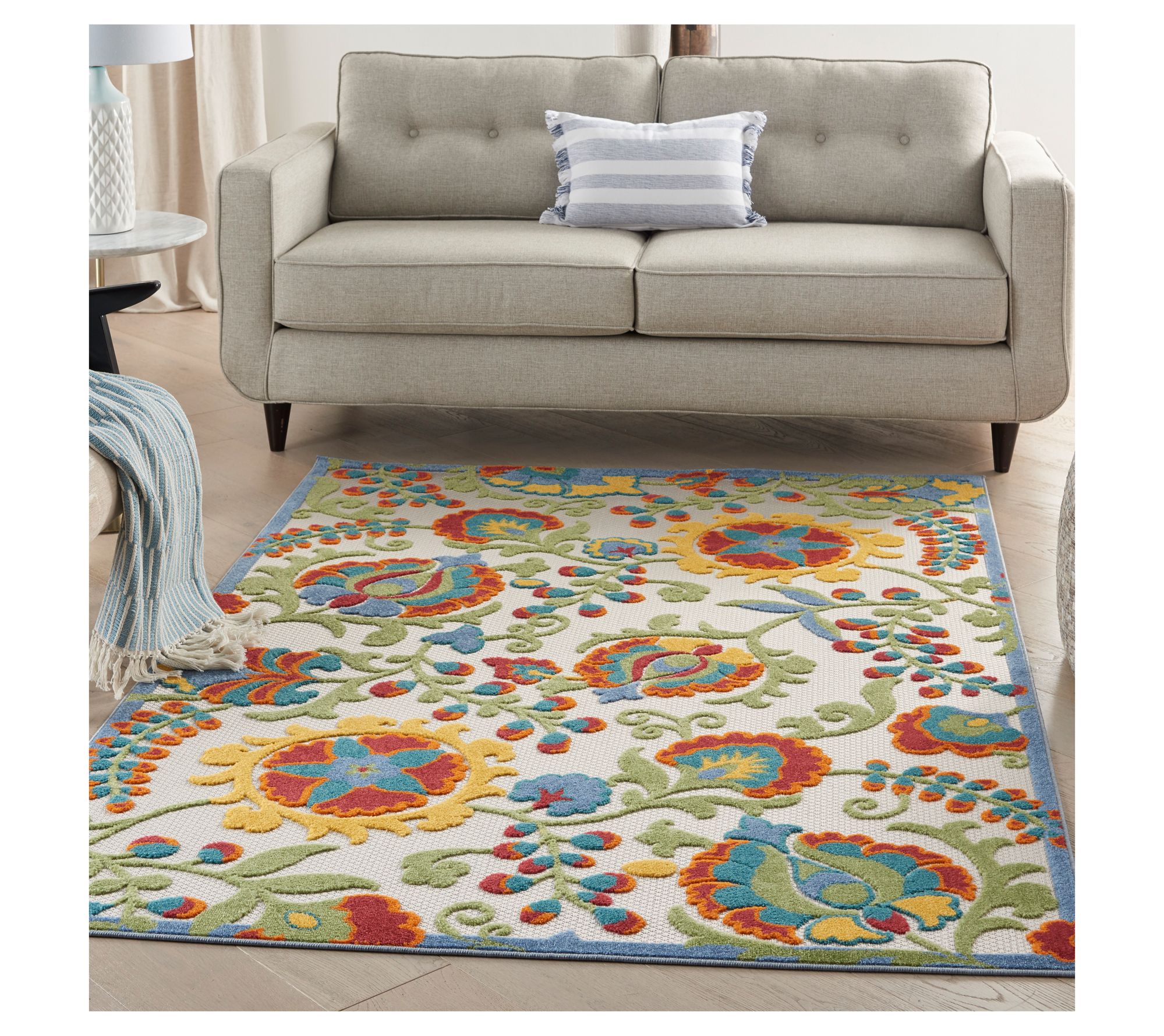 Nourison Aloha Farmhouse 5'3" x 7'5" Rug