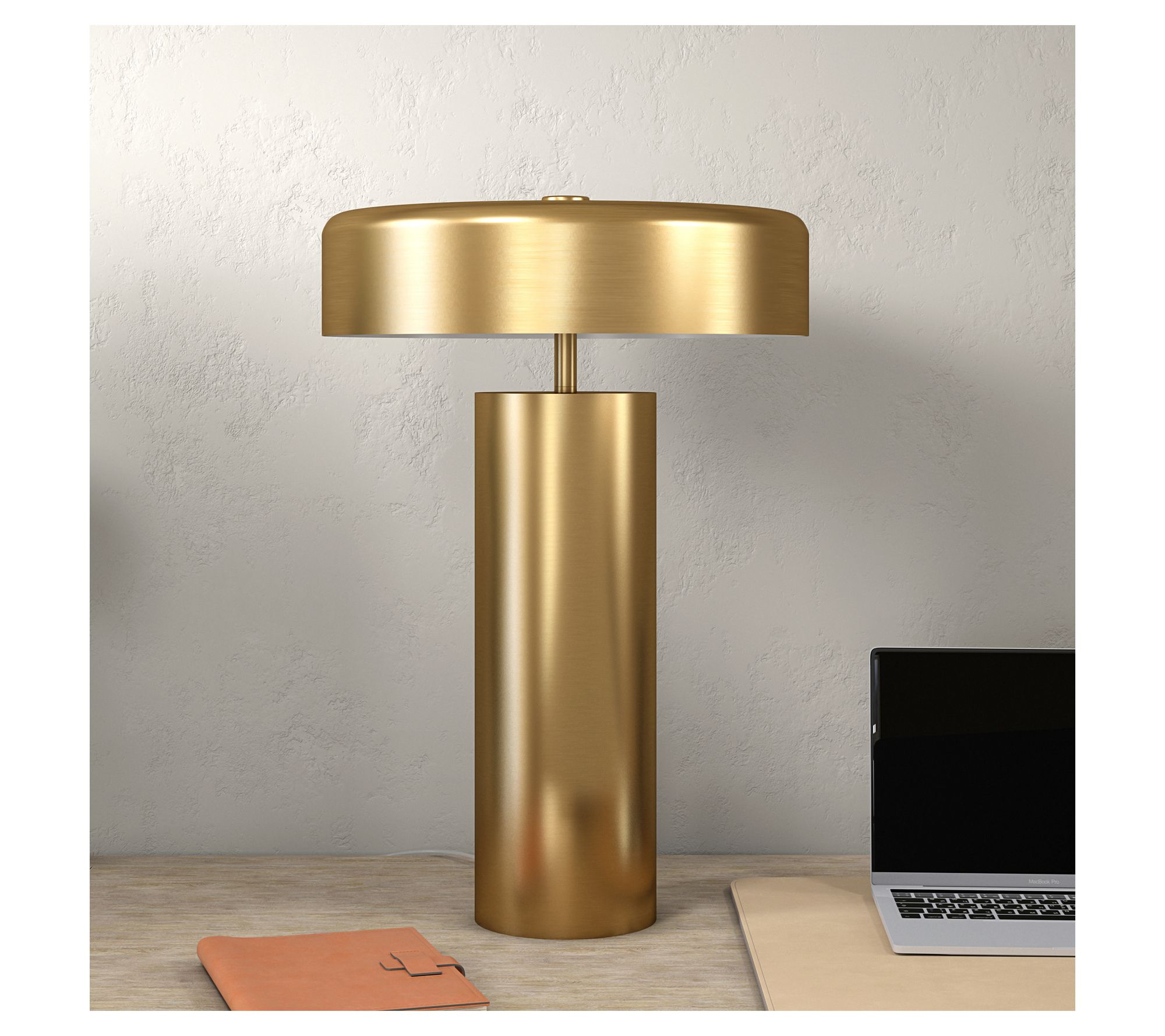 Hudson&Canal Nash 24" Tall Table Lamp with Metal Shade