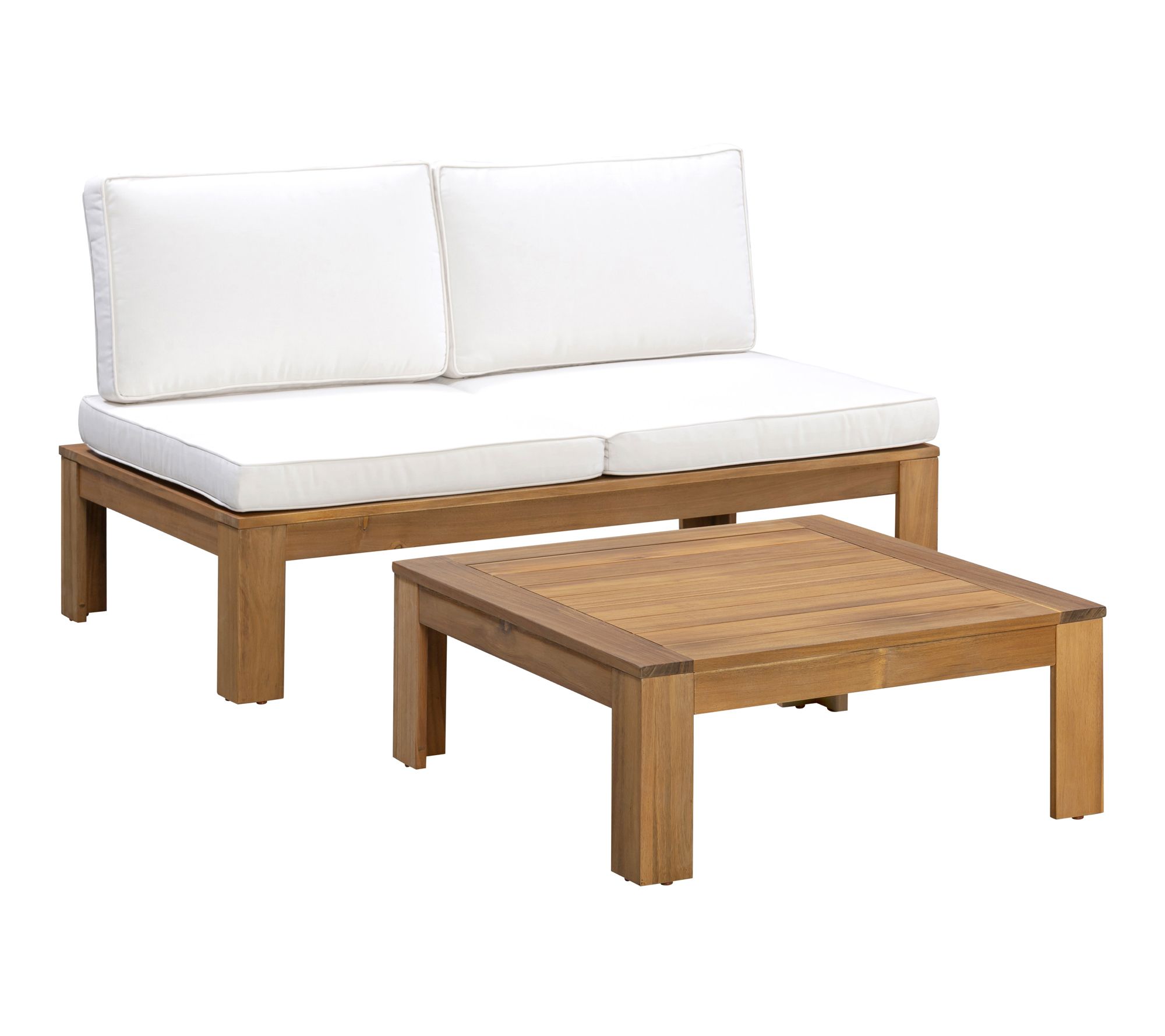 Teamson Home Acacia Modular Outdoor Sofa Set