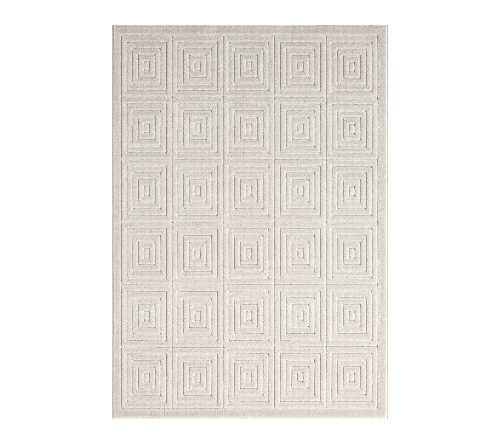 Ox Bay Geometric Contemporary Polypropylene Outdoor Rug, 8x10