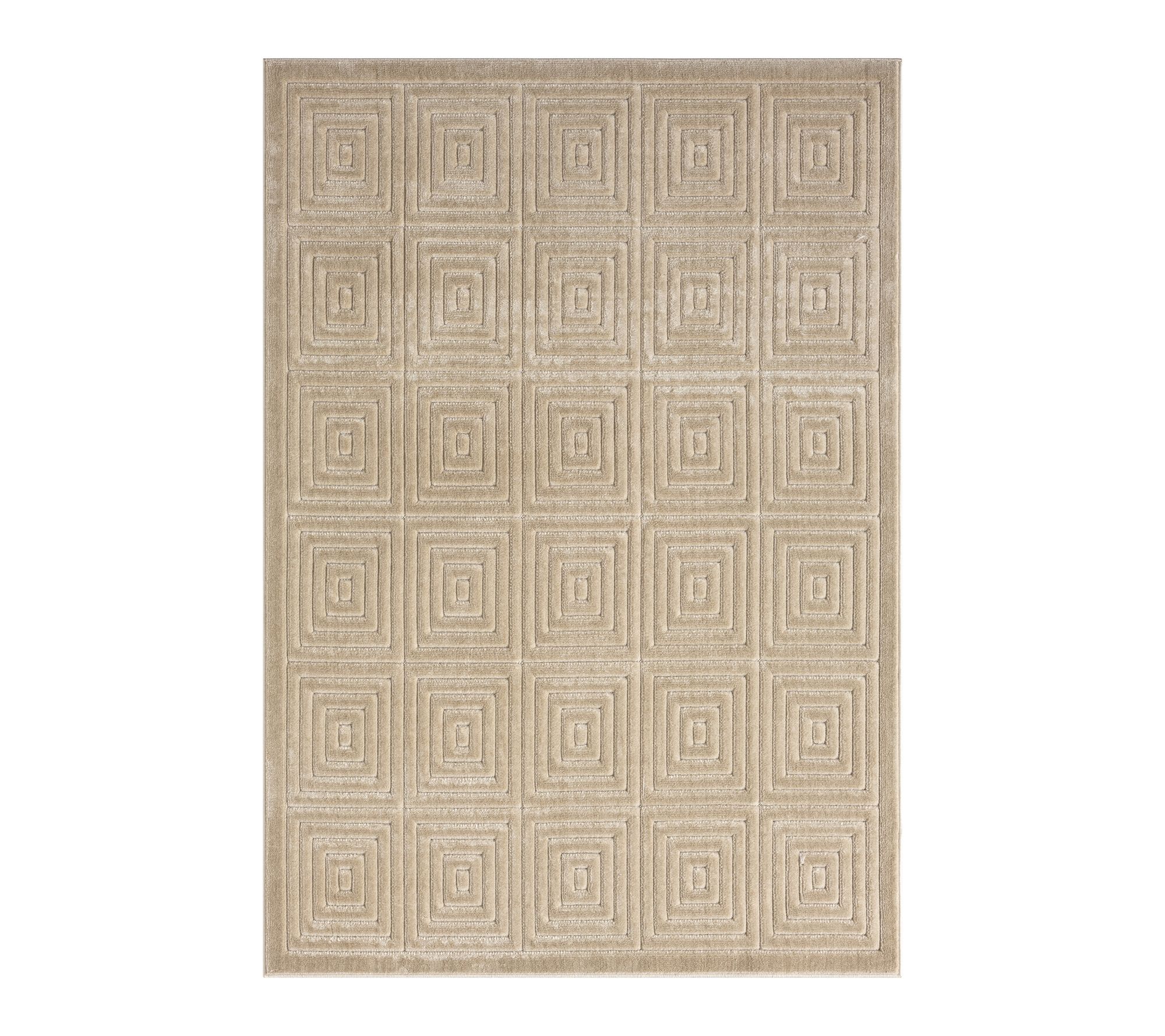 Ox Bay Geometric Contemporary Polypropylene Outdoor Rug, 8x10