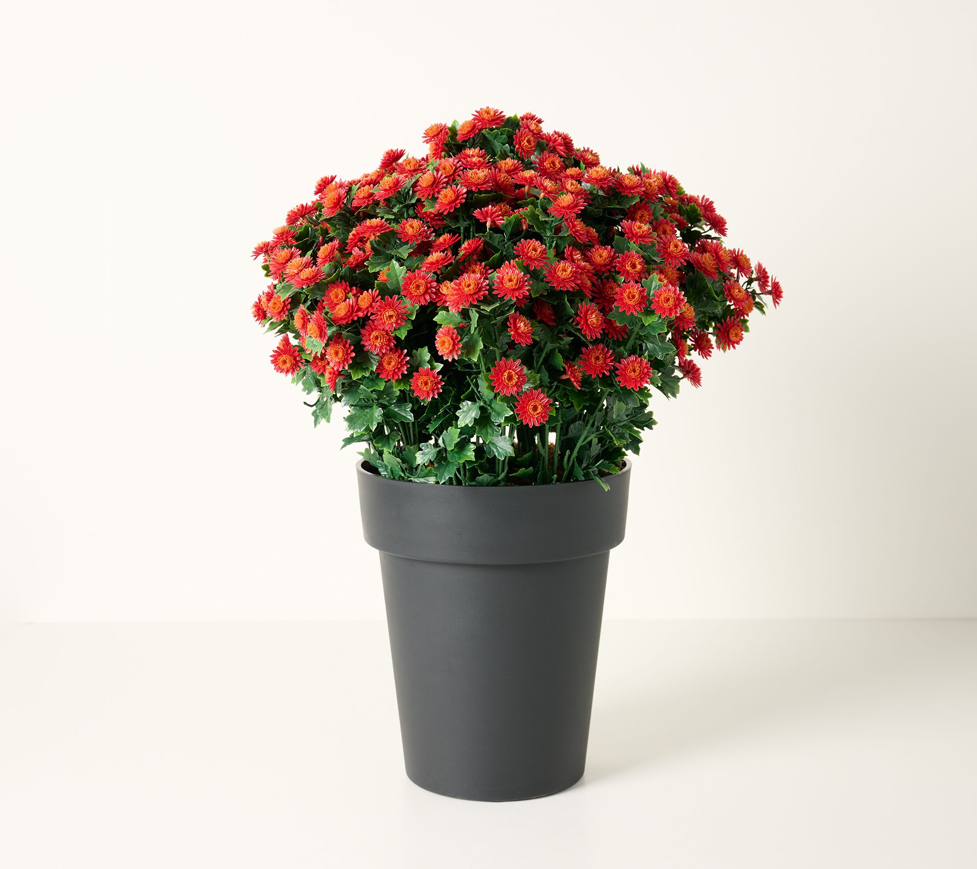 Wicker Park 24" Indoor/Outdoor Jumbo Potted Faux Mums