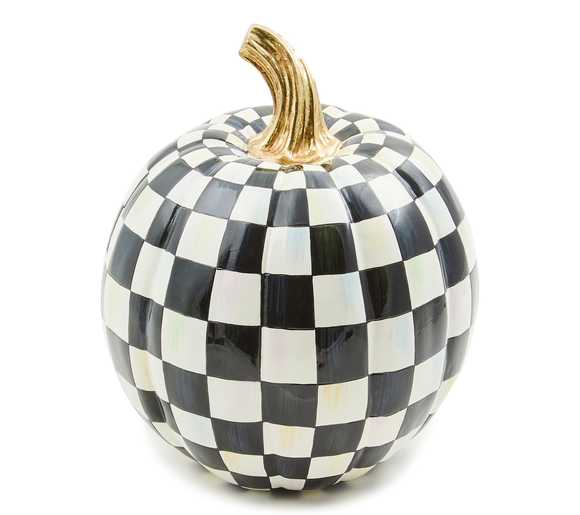 MacKenzie- Childs Small Check Pumpkin