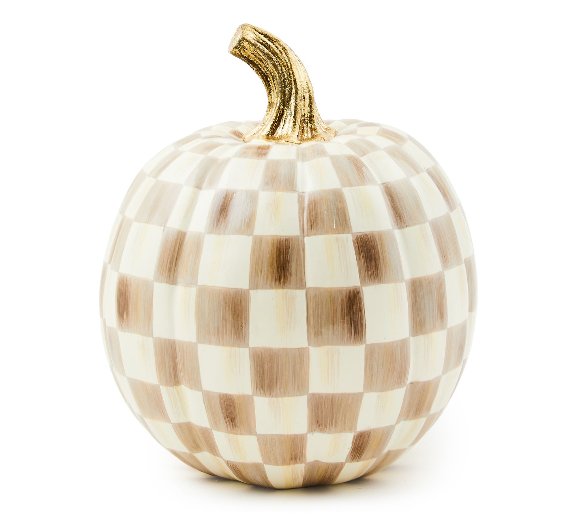 MacKenzie- Childs Small Check Pumpkin