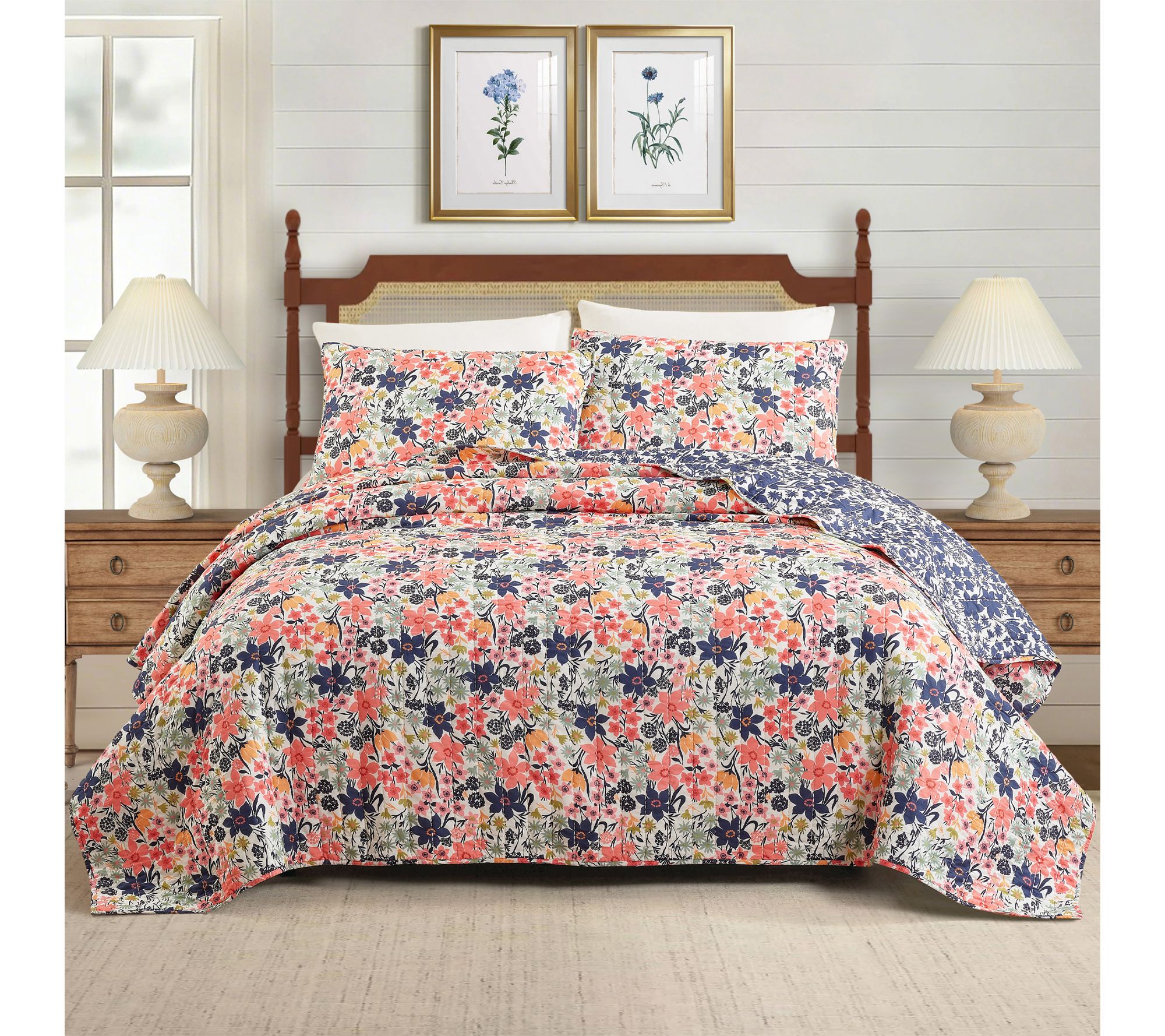 Spartina 449 Marsh Hens 3-Pc King Quilt Set