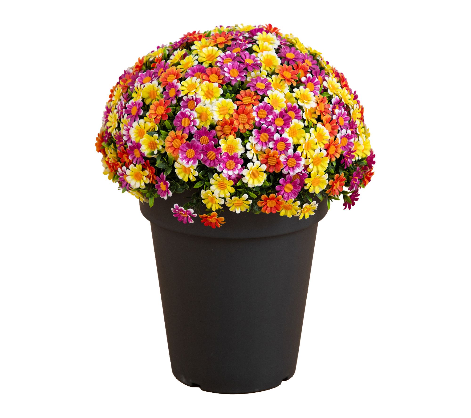  18-in UV Artificial Daisy  in Planter by Nearly Natural