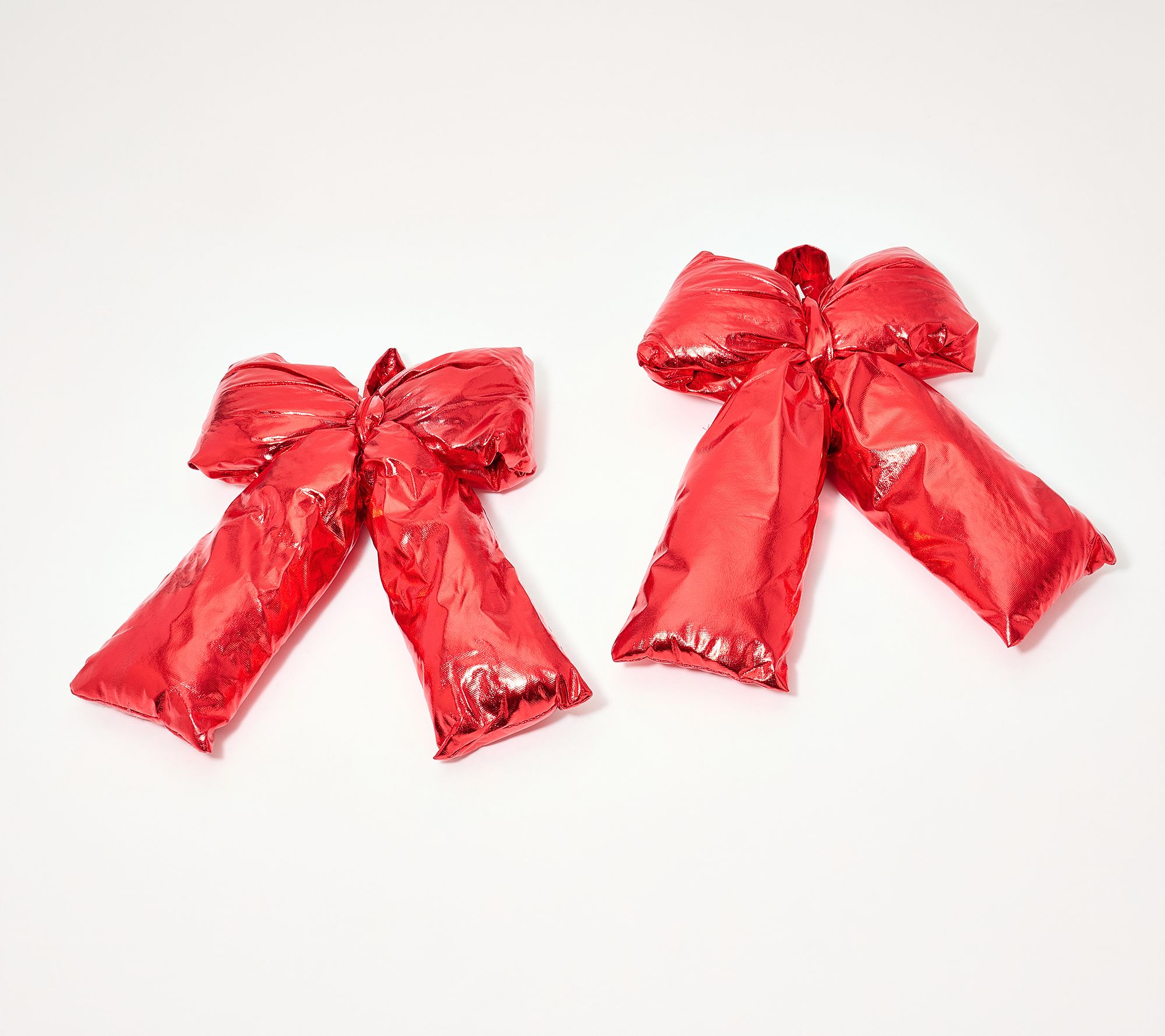 "As Is" Primrose Hill Set /2 Outdoor Safe Clip-On Holiday Bows