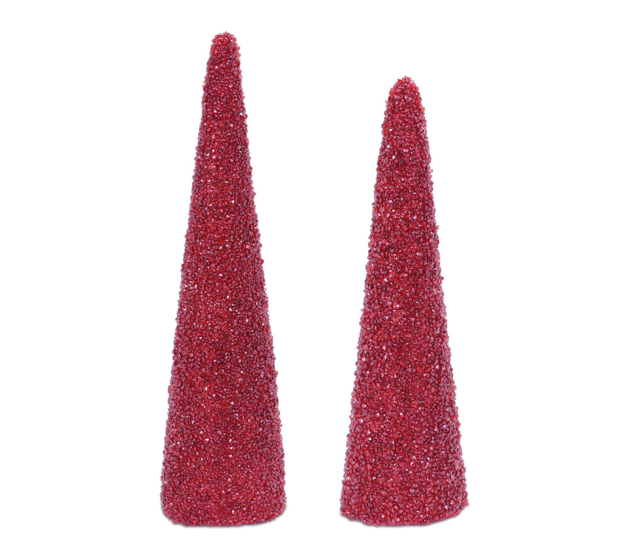 Melrose Beaded Cone Tree (Set of 2)