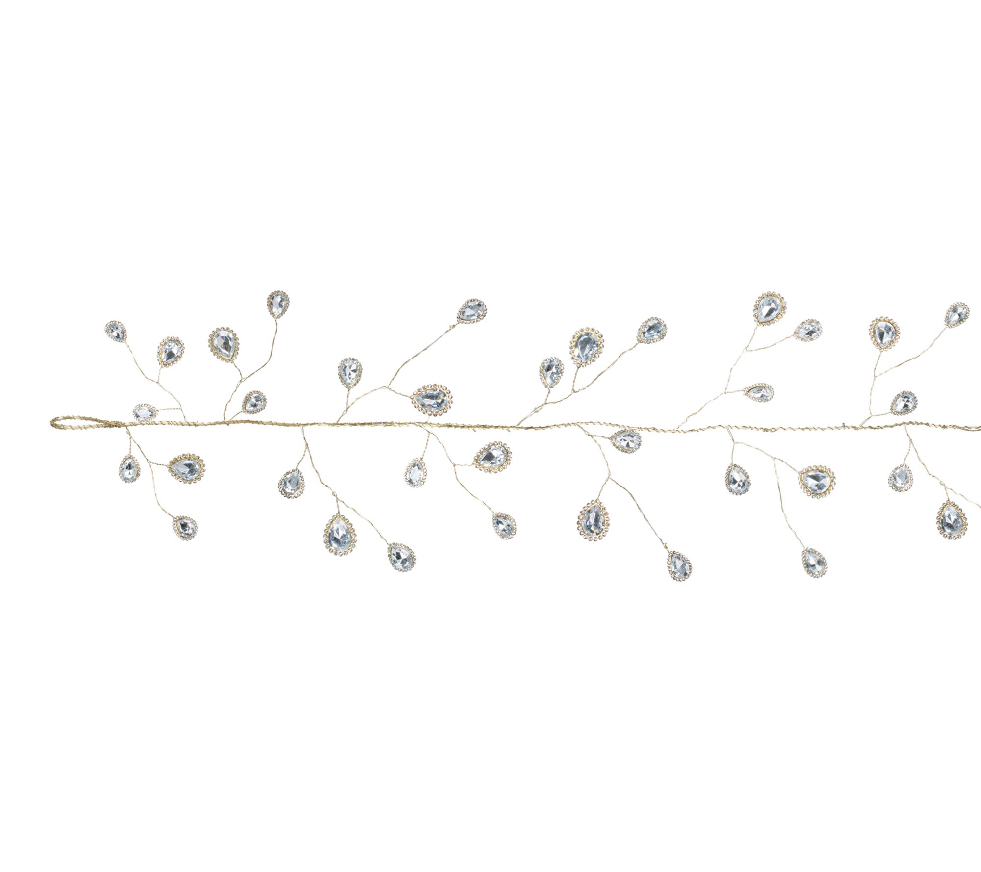 Melrose Teardrop Jewel Garland (Set of 2)