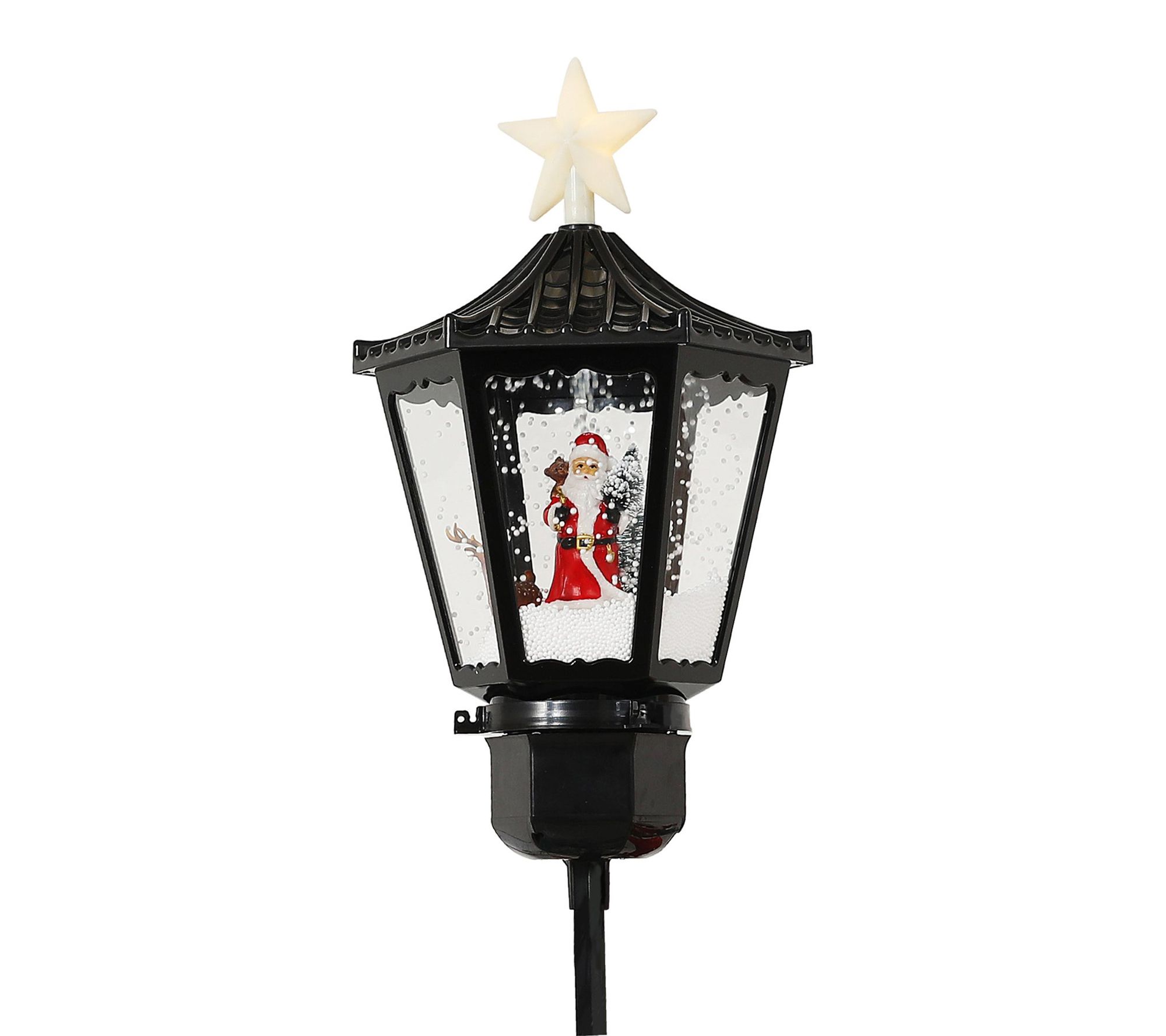 Fraser Hill Farm 16.5-in. Snowy Lantern Tree Topper
