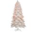 Bethlehem Lights 7.5' Hudson Flocked Christmas Tree - Page 1 — QVC.com
