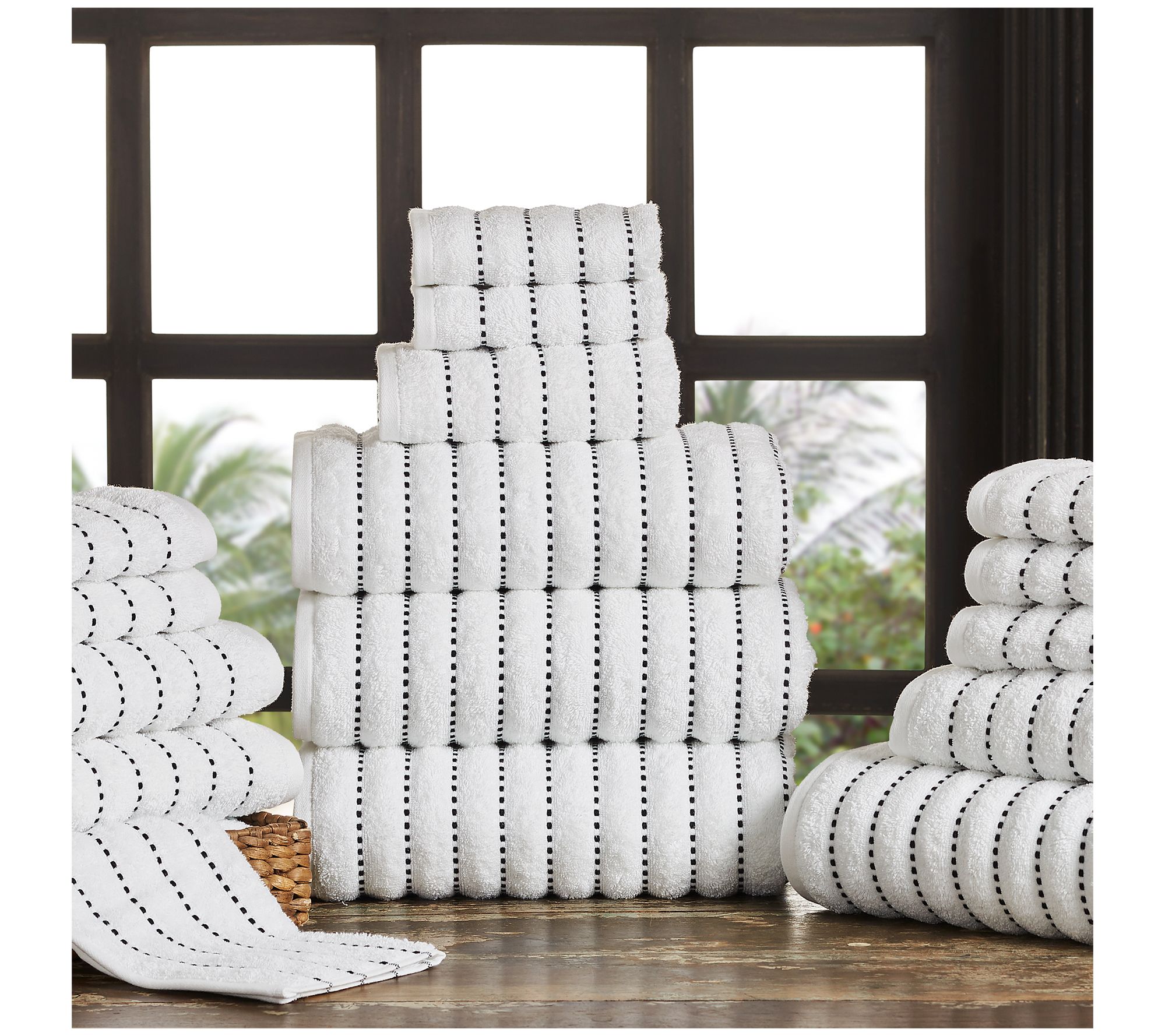 Superior Wave Organic Cotton QuickDrying 16Piece Towel Set