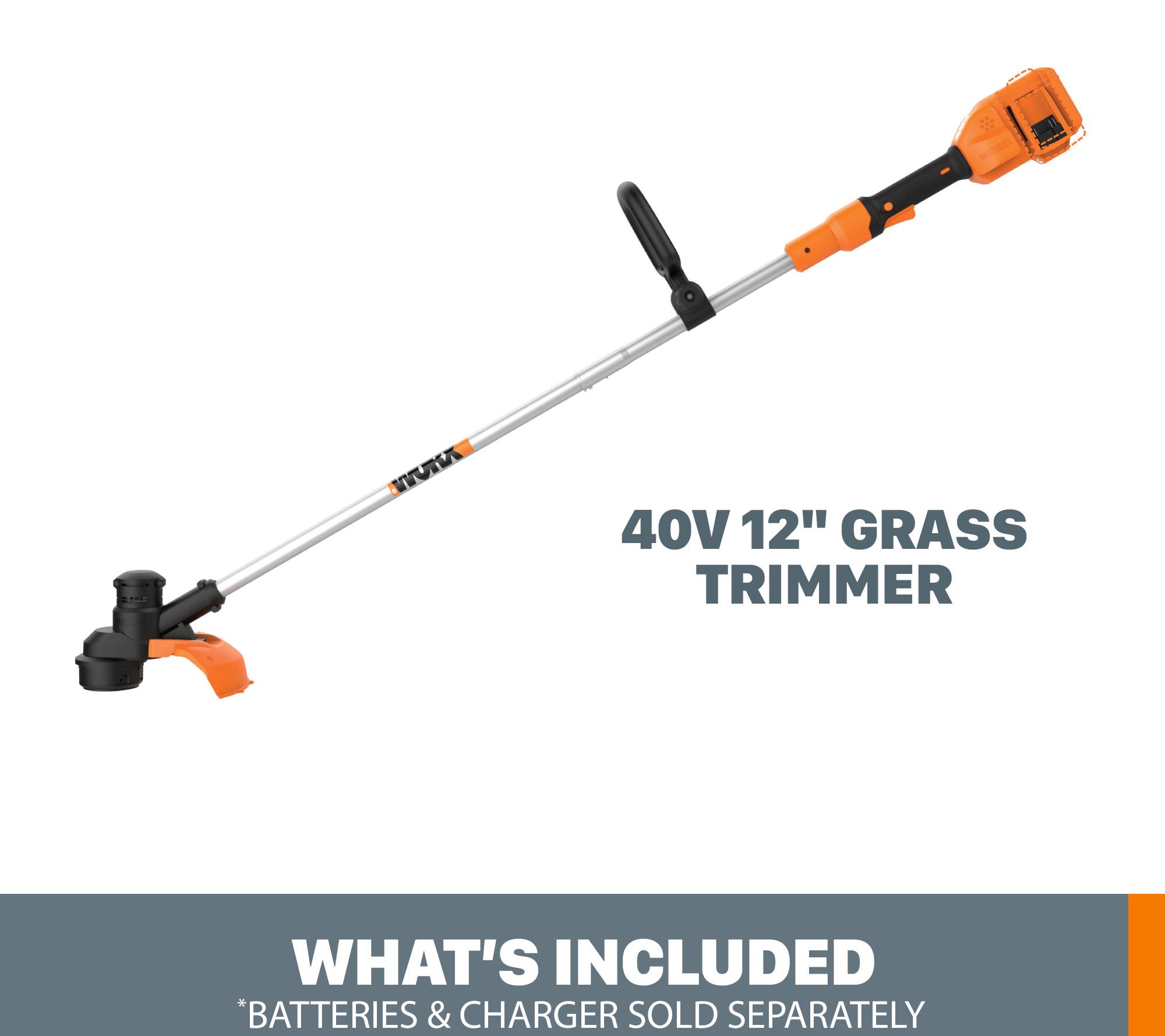  Worx String Trimmer Cordless, Edger 40V Power Share