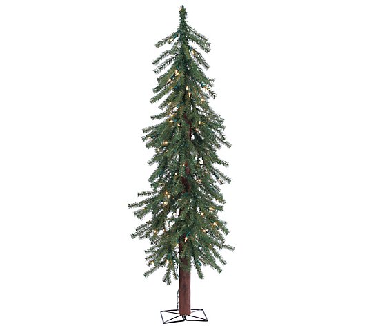 4' Prelit Alpine Tree with 100 Clear Lights bySterling Co