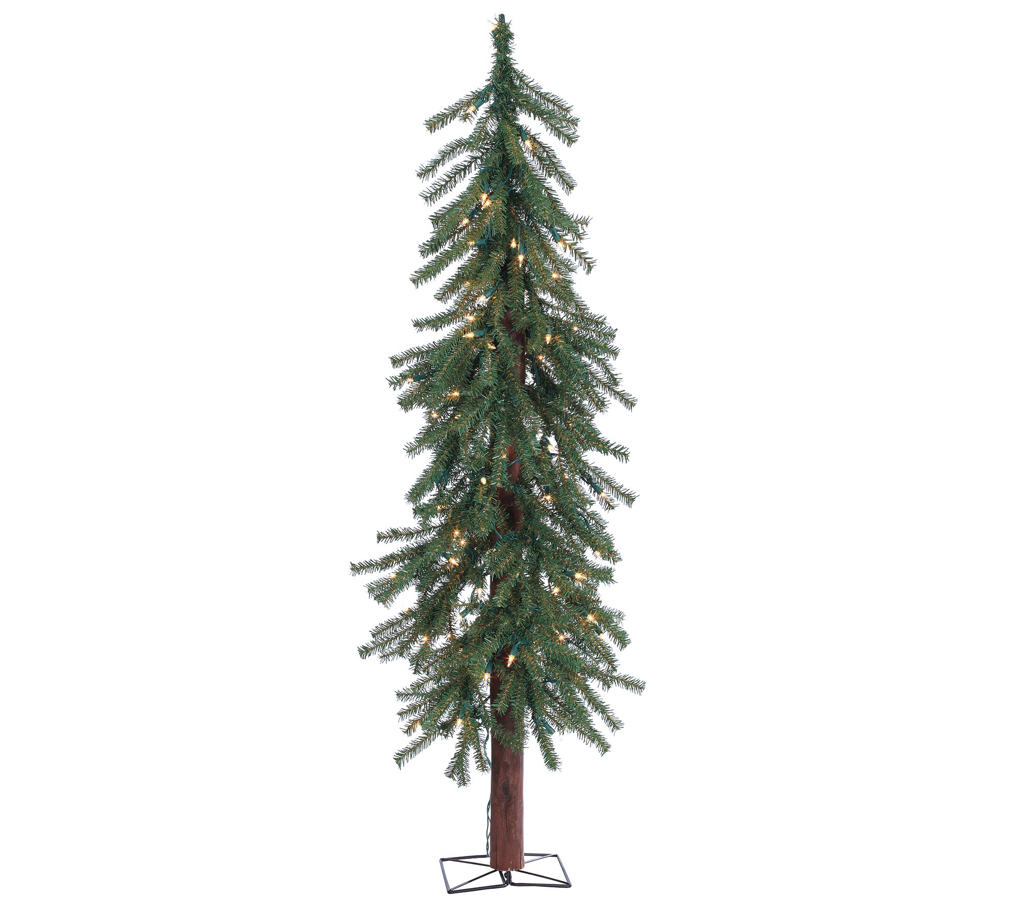 4' Prelit Alpine Tree with 100 Clear Lights by Sterling Co