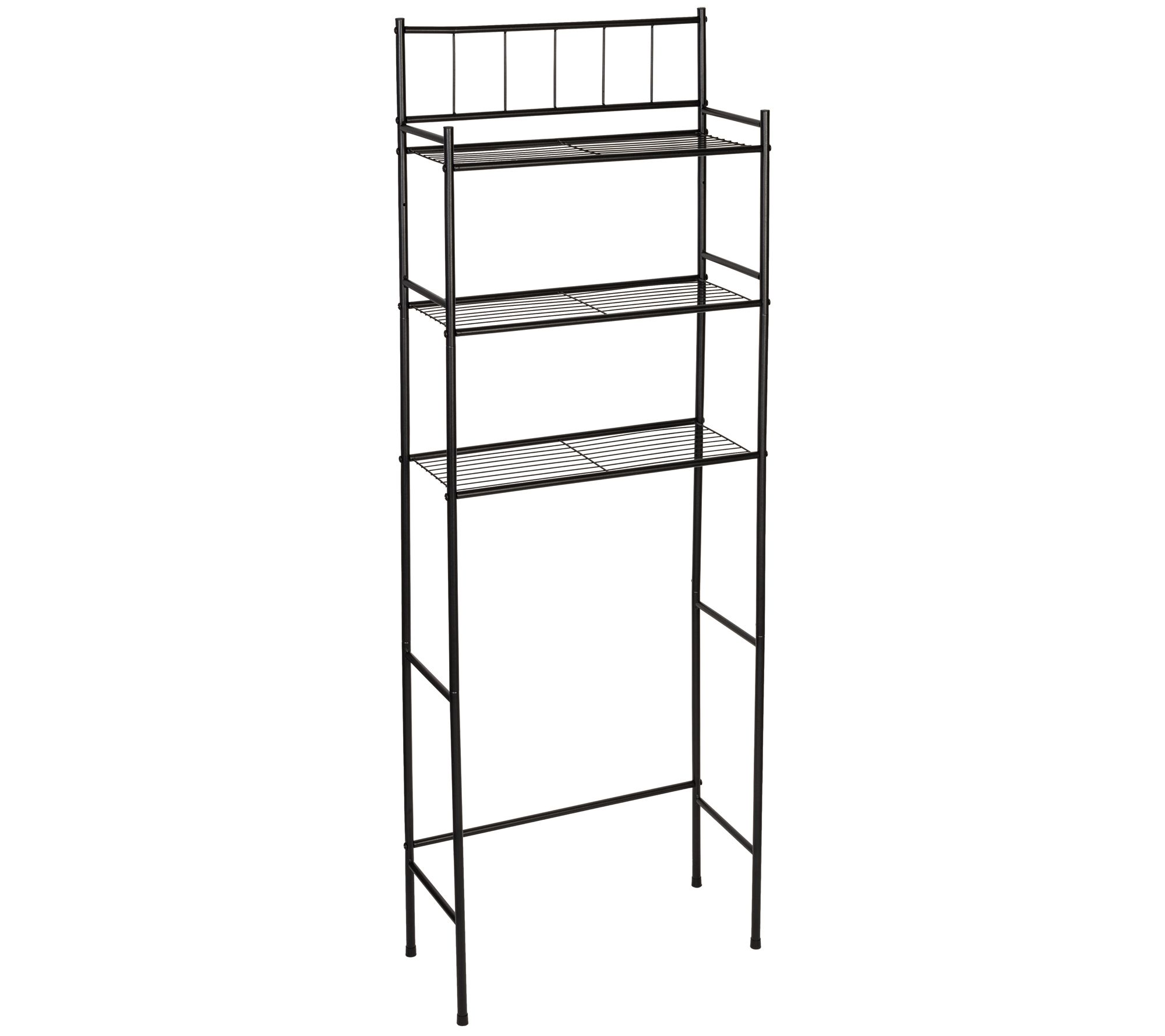 Mind Reader 3 Tier Toilet Rack, Bathroom Accessories Stand Storage