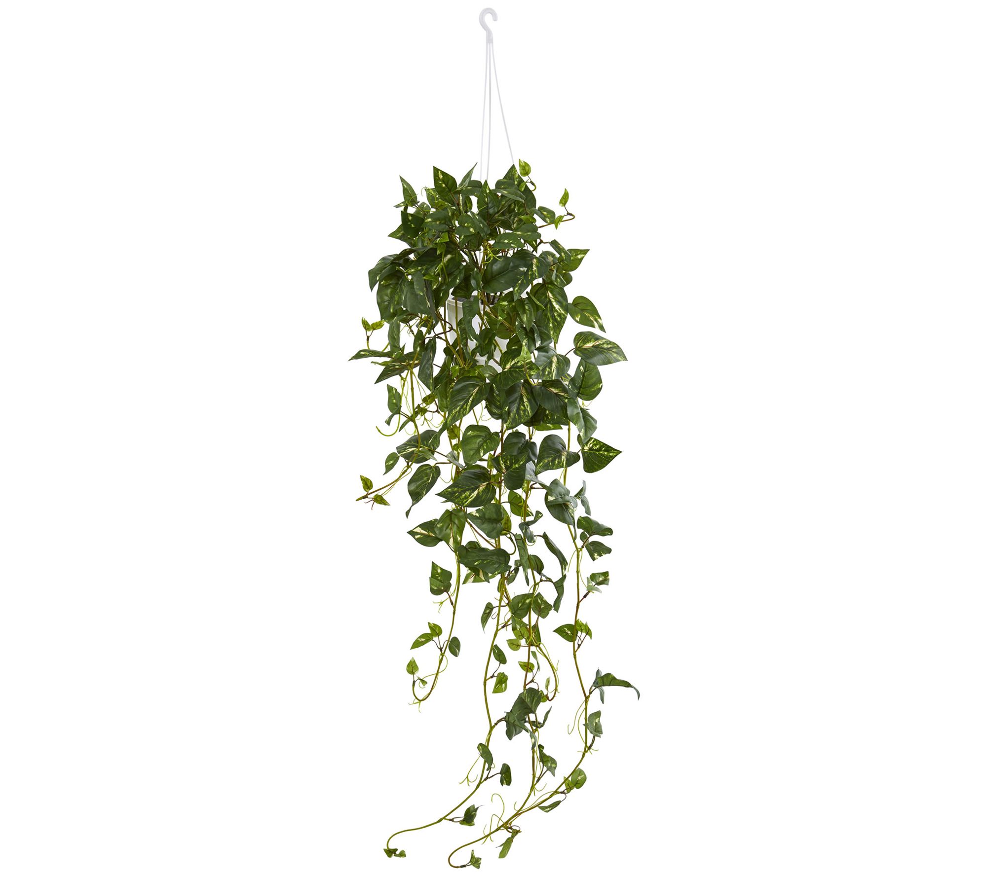 Pothos Hanging Artificial Plant by Nearly Natural - QVC.com