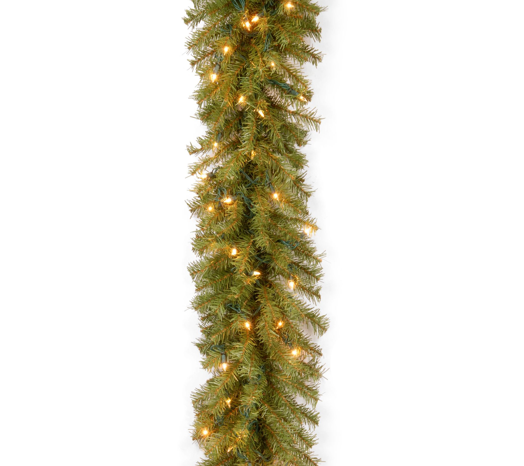 9 ft. Norwood Fir Garland with Clear Lights