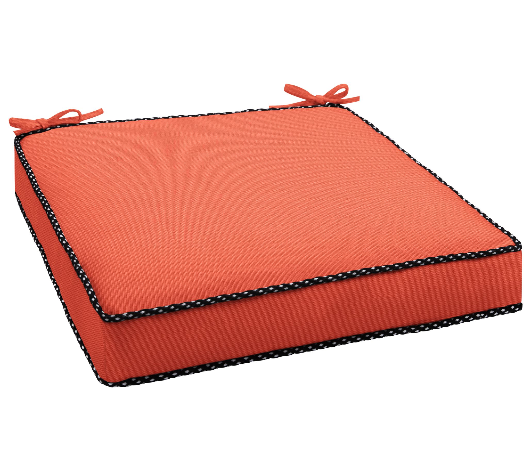 Sunbrella Indoor/Outdoor 19" Chair Cushion, Braided Cord