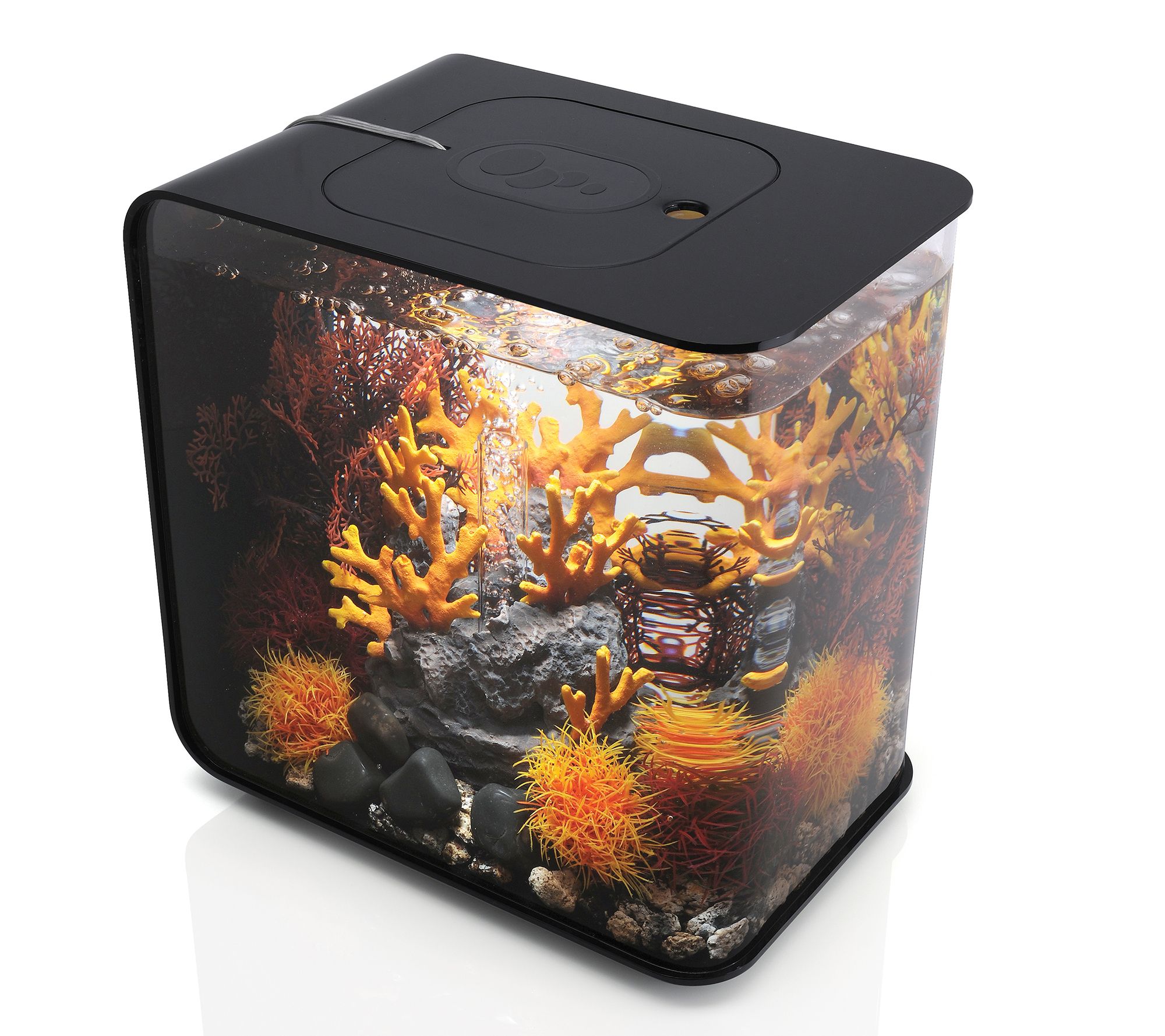 biOrb CLASSIC 15 Black Aquarium with Standard Light, 4 Gallon
