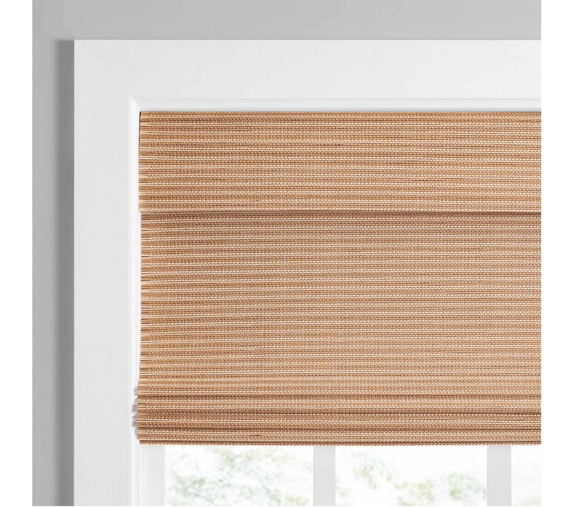 Eclipse Bamboo Cordless 60 in. W x 72 in. L Roman Shade