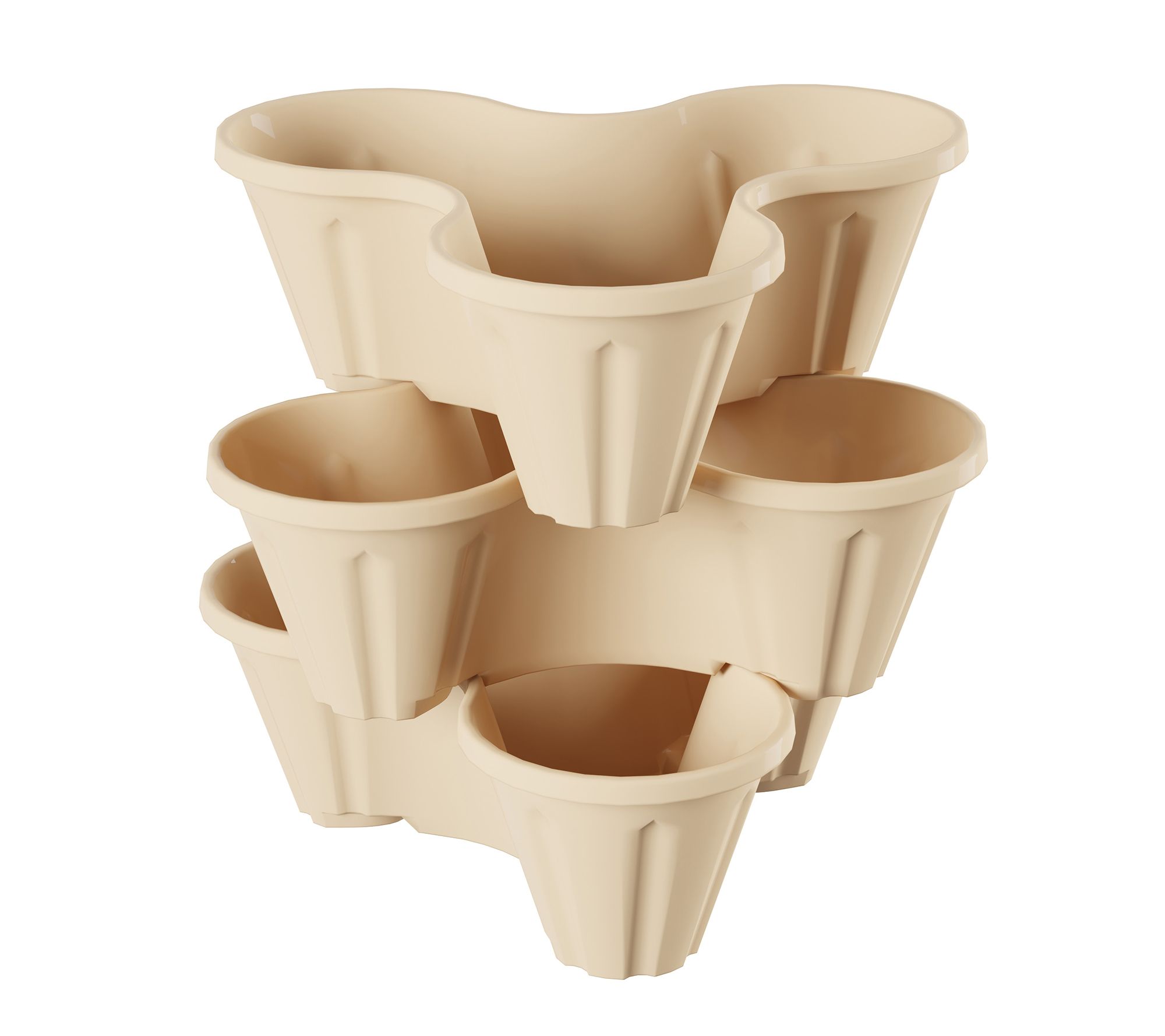 Pure Garden 3 Tier Stacking Planter Tower