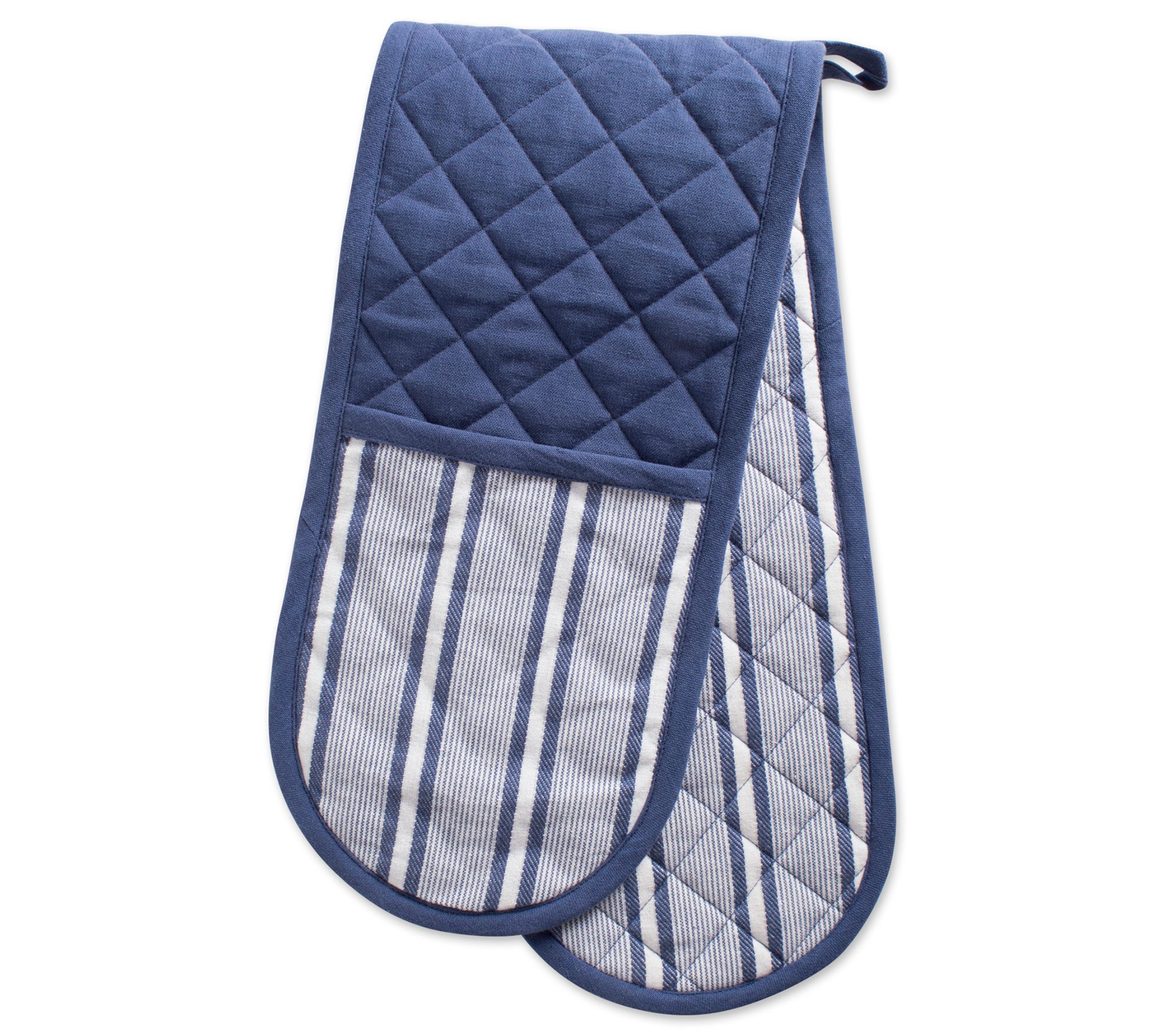 Design Imports Chef Stripe Double Oven Mitt
